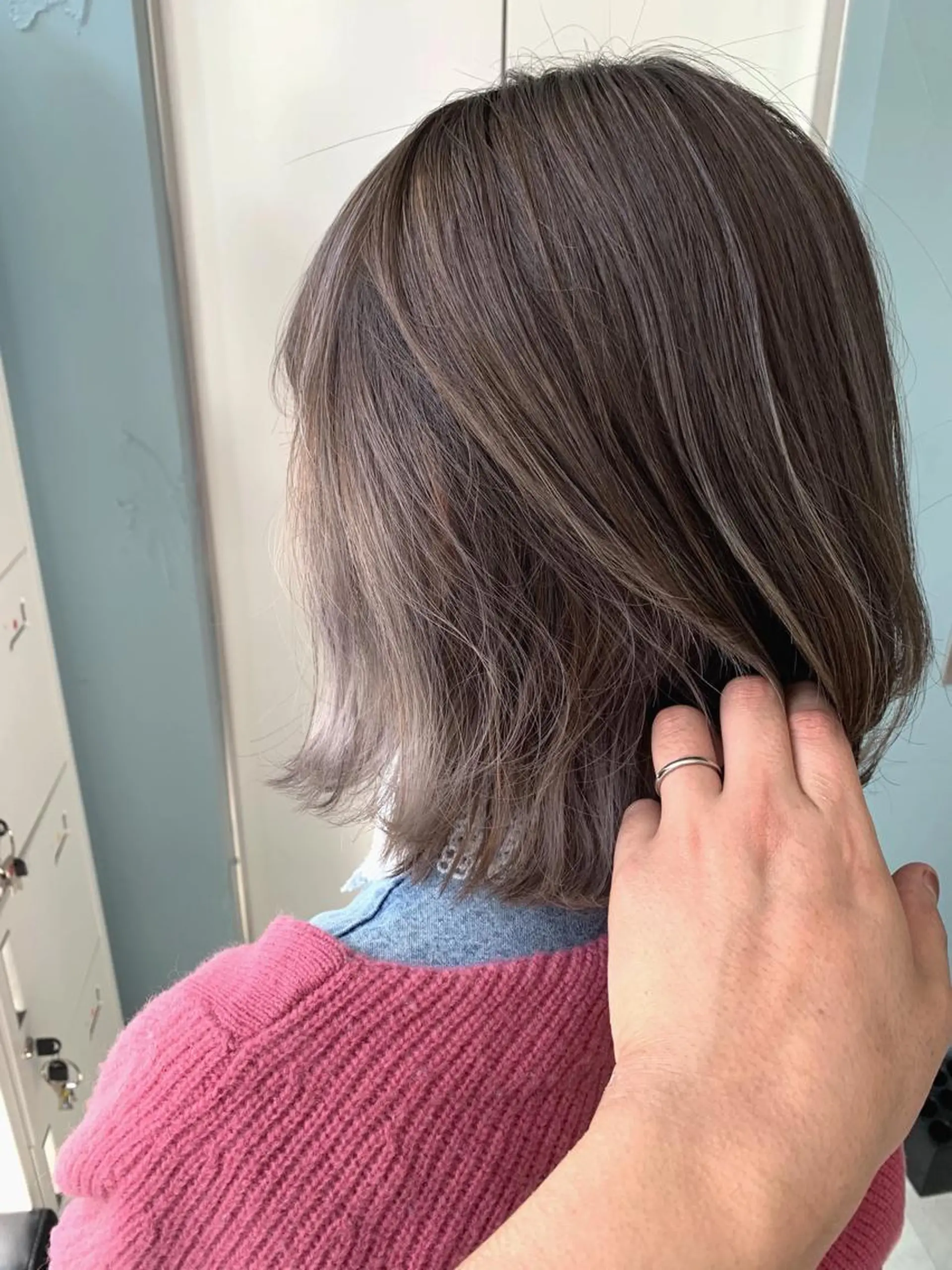 ミディアム カラー ヘアカラー トリートメント 船津武俊 フナツタケトシのヘアスタイル