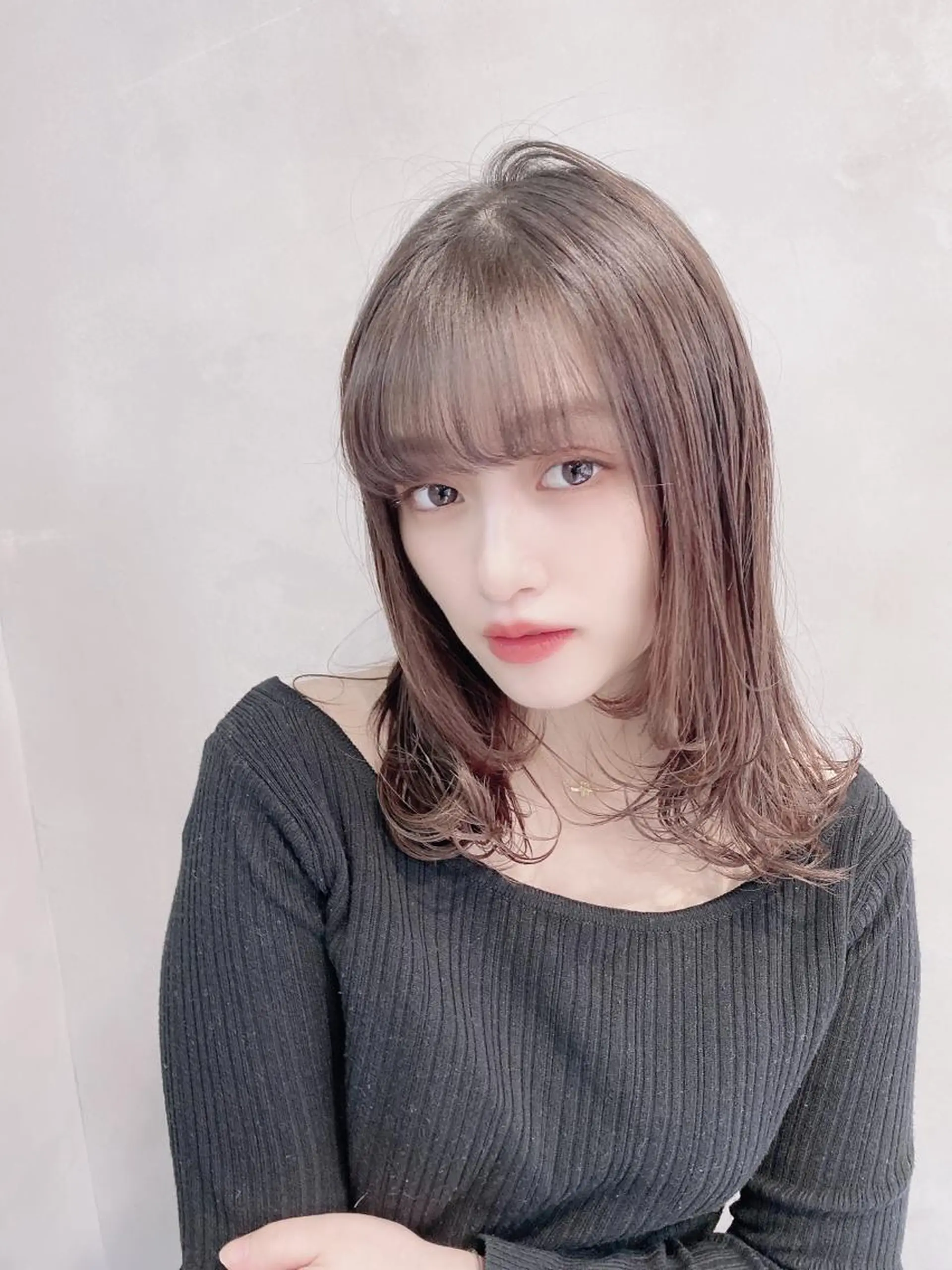 ミディアム カラー hao所属・西山 頌太のヘアスタイル