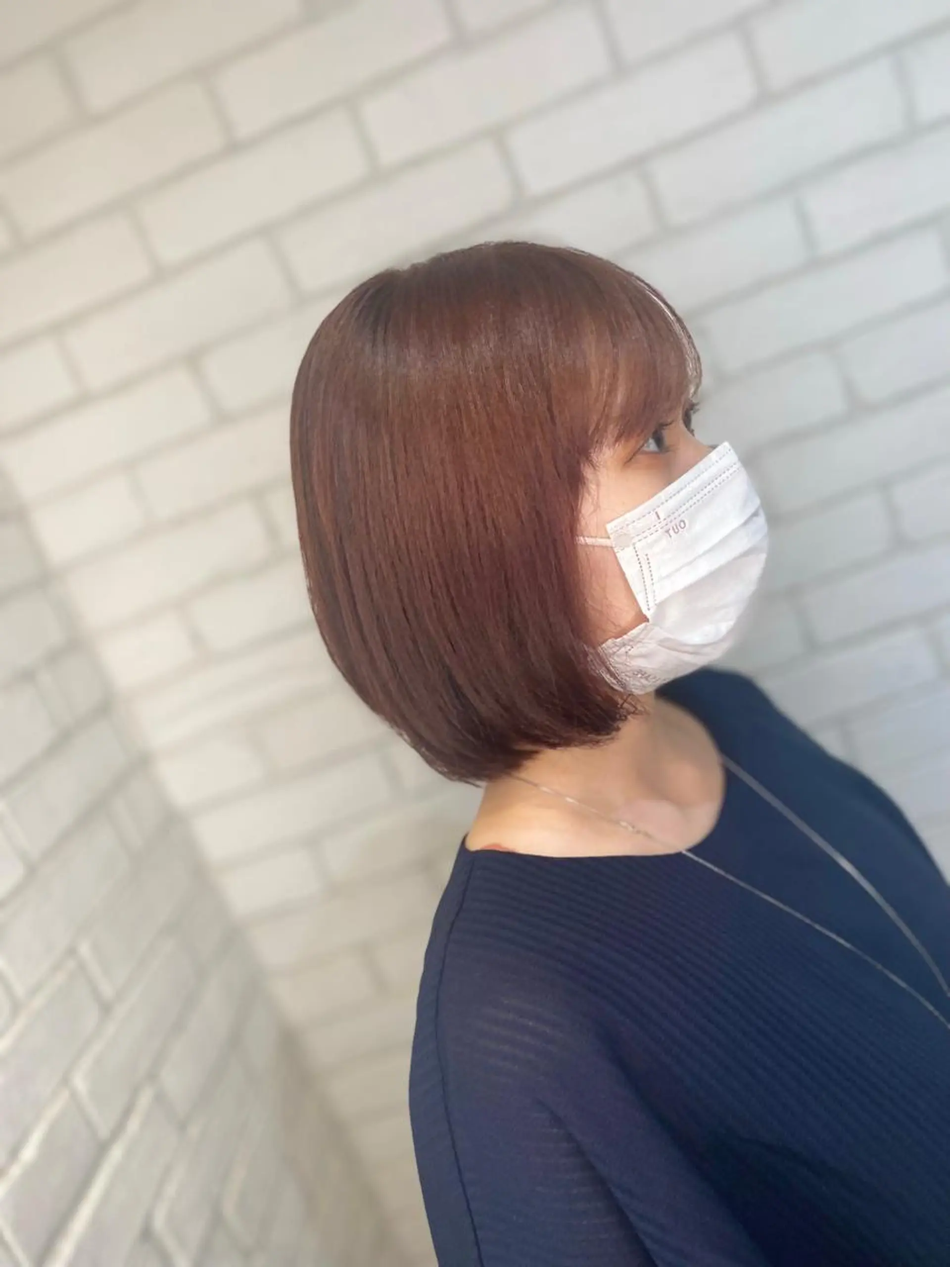 ショート カラー ブラウンカラー ピンクカラー ピンクブラウン ヨシダ フミノリのヘアスタイル