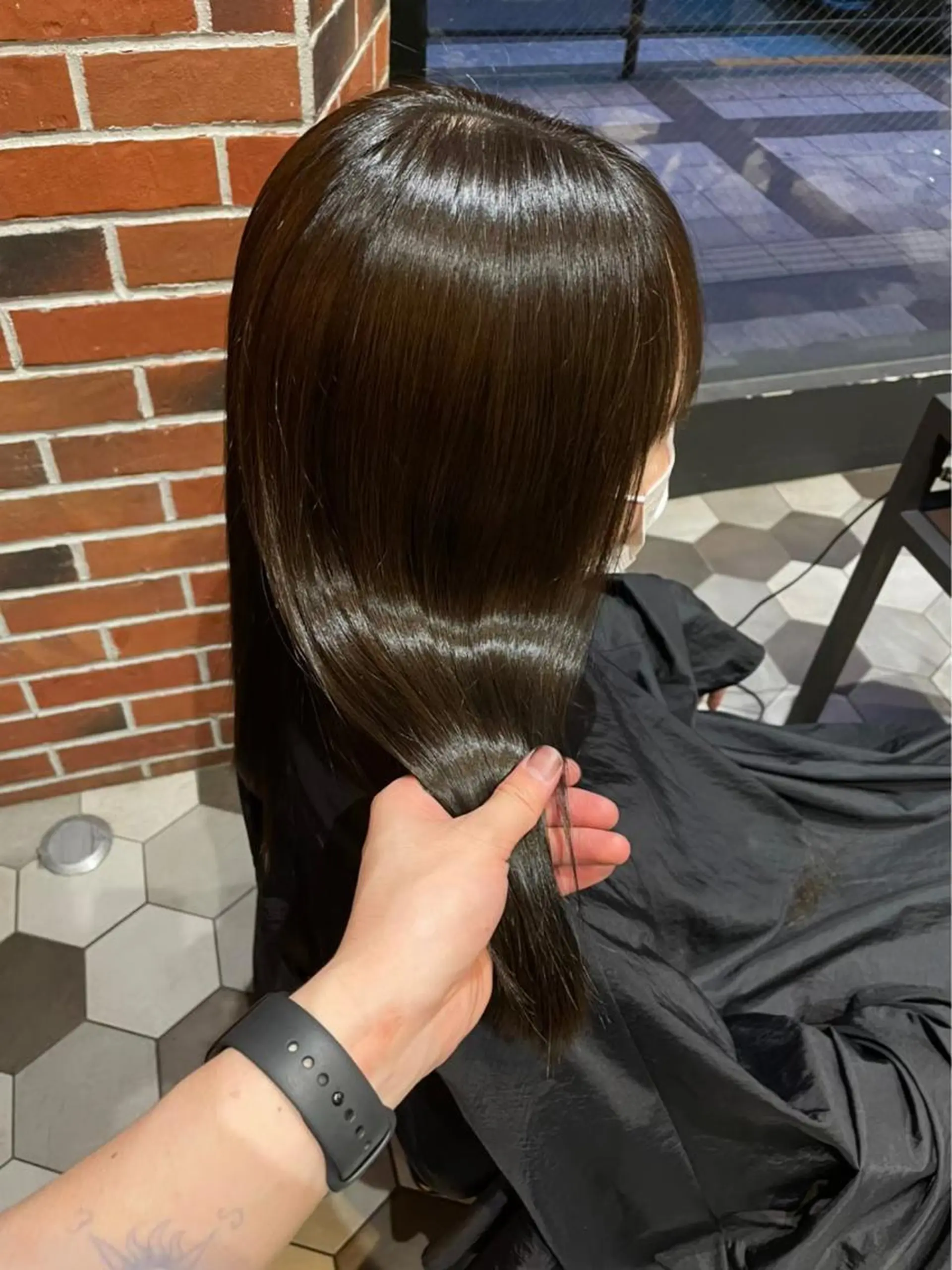 ロング カラー 小澤 一稀のヘアスタイル