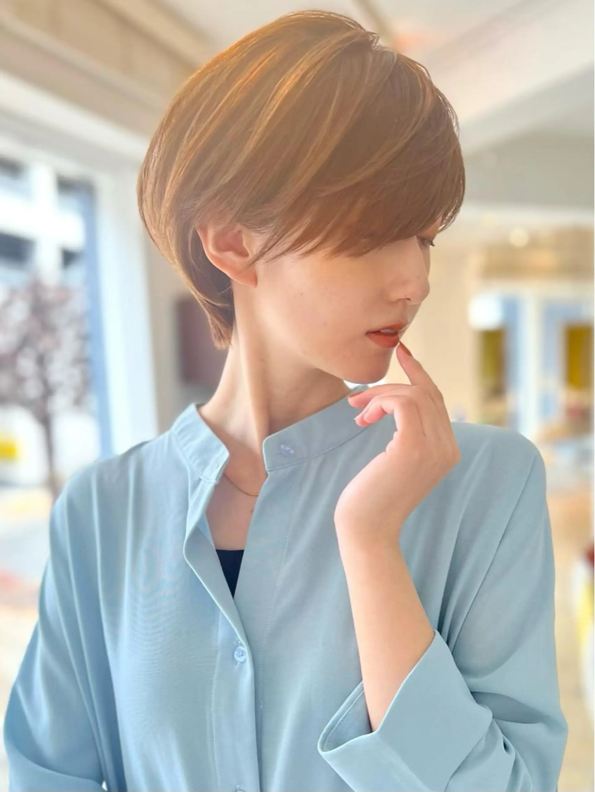 ショート ショート/ボブ/縮毛 三上達大のヘアスタイル