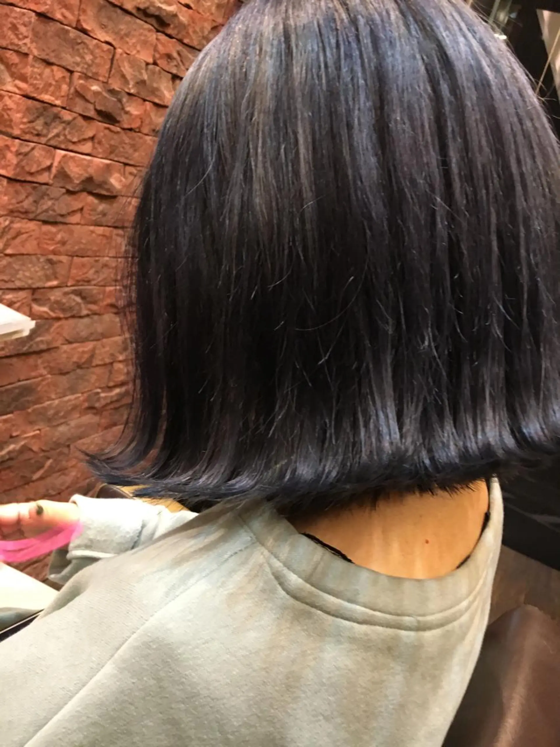 ミディアム カラー ネイビーカラー hirune所属・🌈韓国ヘア KOUSUKE🌈のヘアスタイル