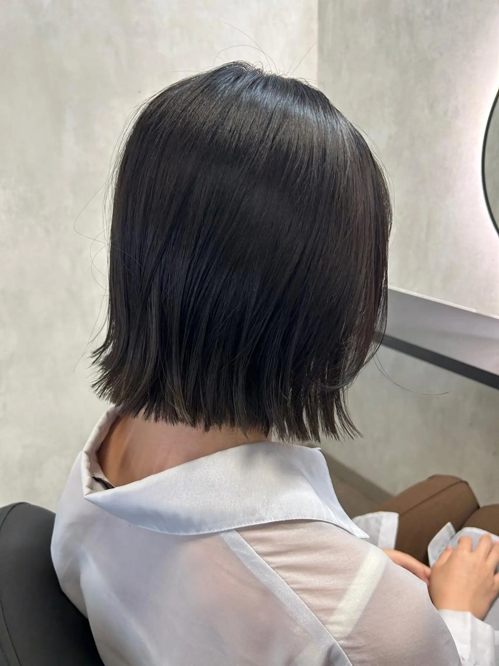 ミディアム カット ヘアカラー トリートメント 新宿/美髪矯正 髪質改善/韓国風山本のヘアスタイル