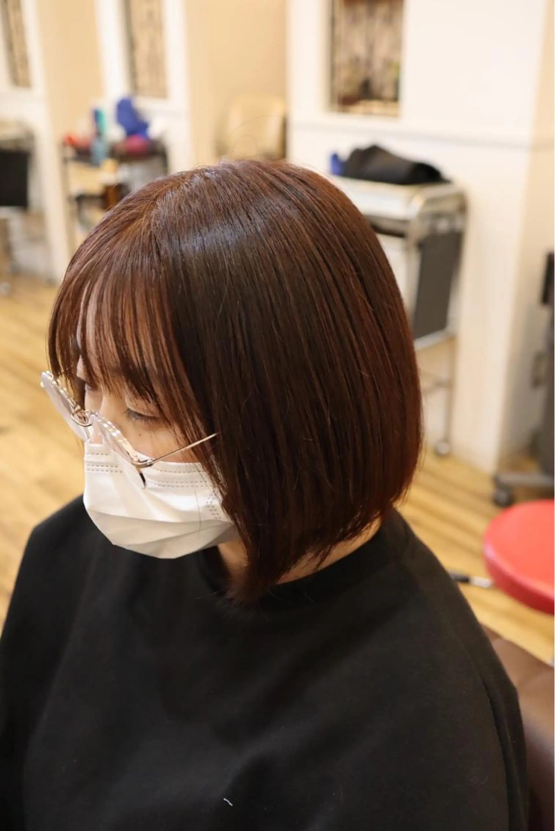 ショート カラー ブラウンカラー 美容室Class所属・🐰ハイトーンカラー 畠山　渡🐰のヘアスタイル