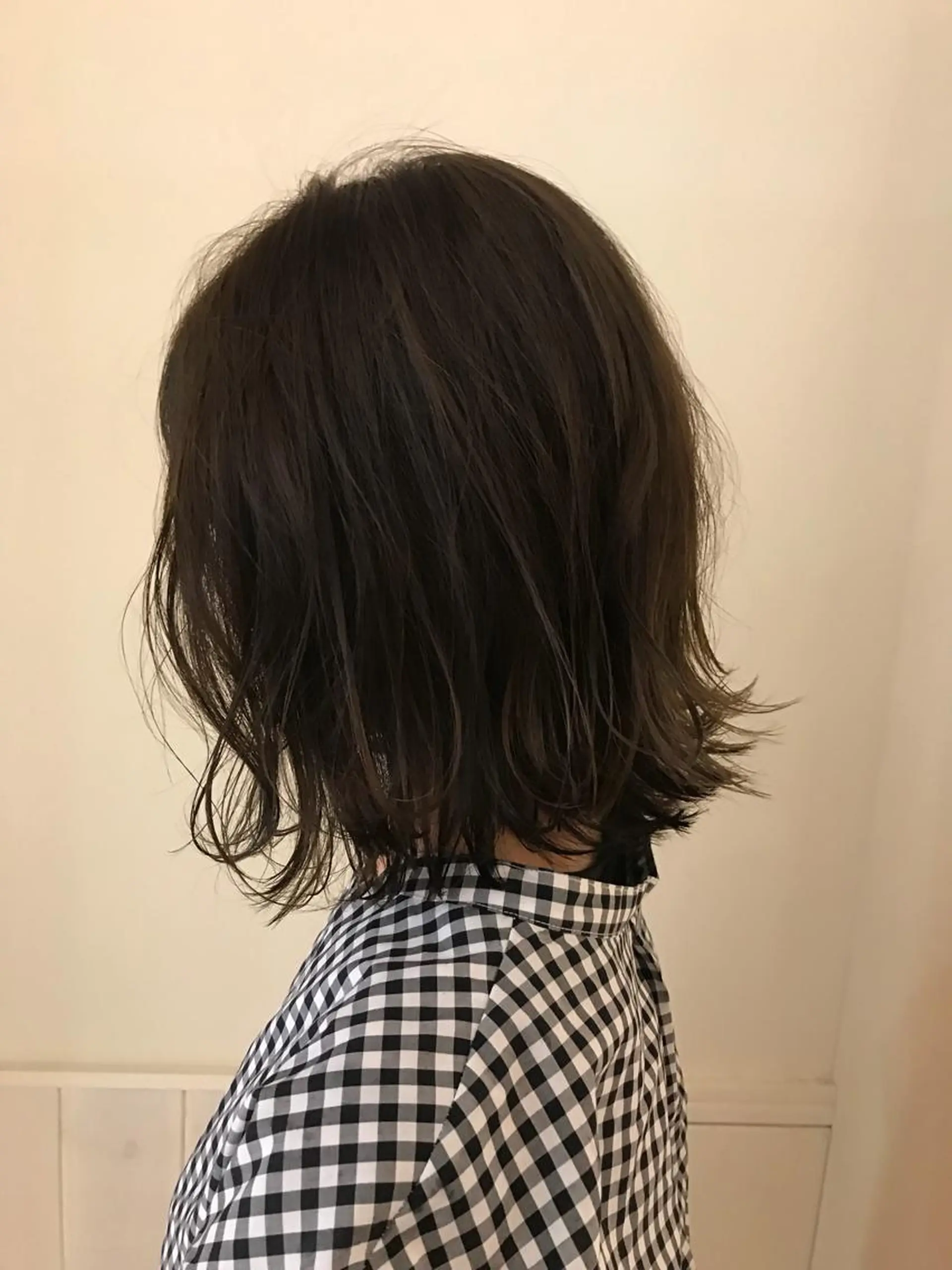 ミディアム カラー アッシュ ブルーカラー ブルーアッシュ カット ヘアカラー トリートメント 清水 ちひろ ✄トップスタイリストのヘアスタイル