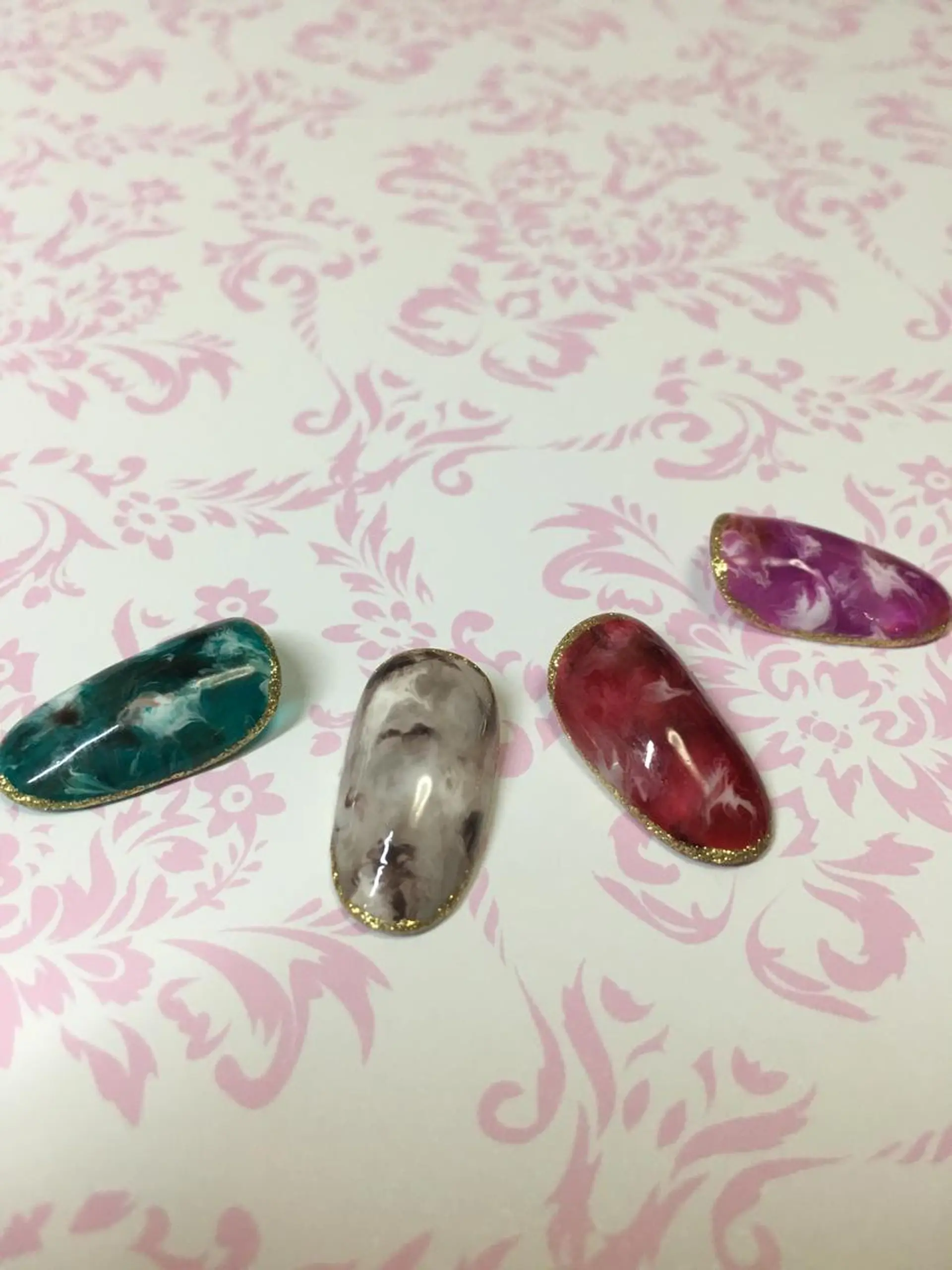 ネイル べっ甲ネイル glow_ nailのネイルデザイン