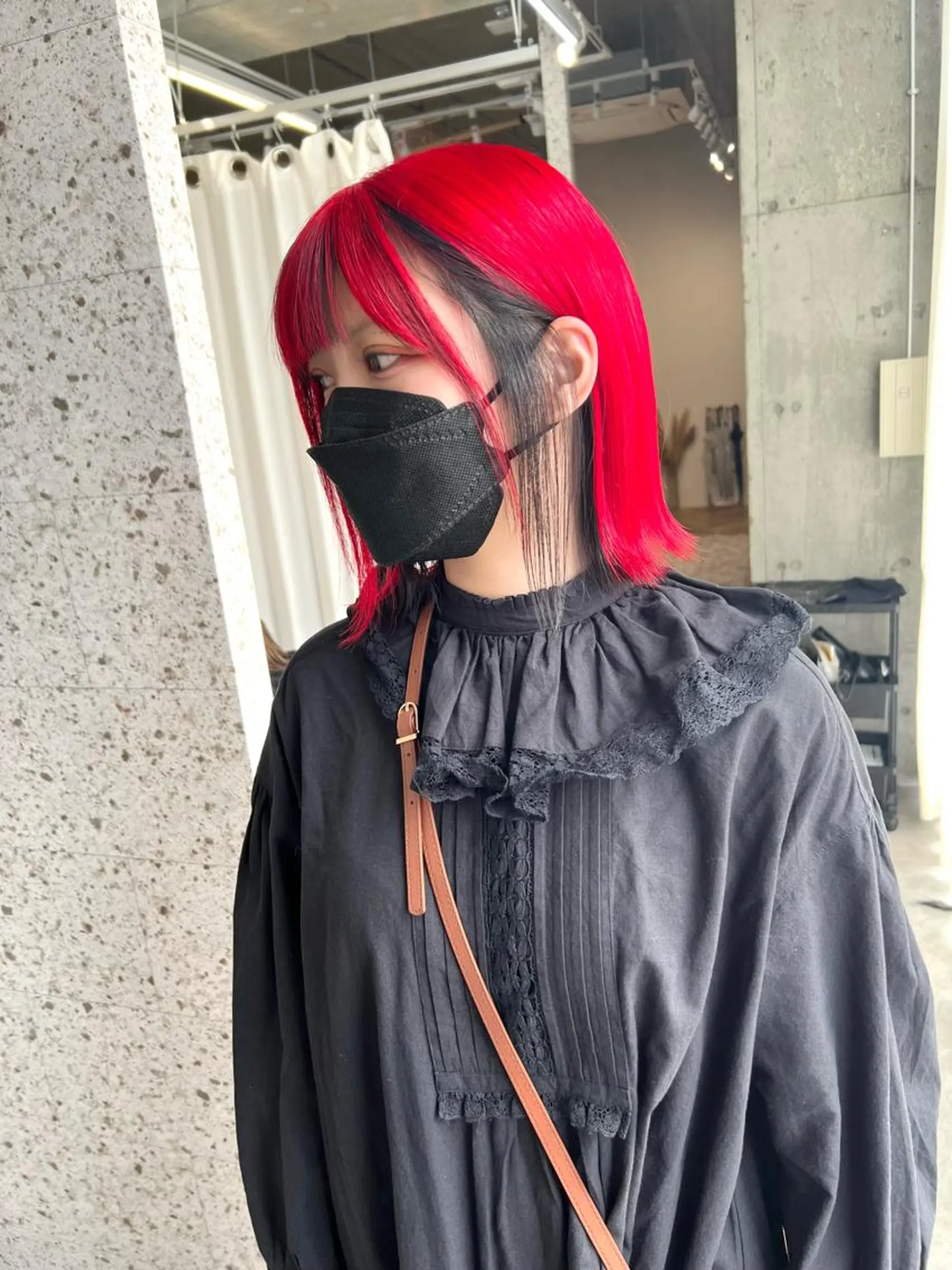 ミディアム カラー バレイヤージュ ブリーチ ケアブリーチ ハイライトカラー インナーカラー ヘアカラー トリートメント lani 天神大名/ブリーチのヘアスタイル