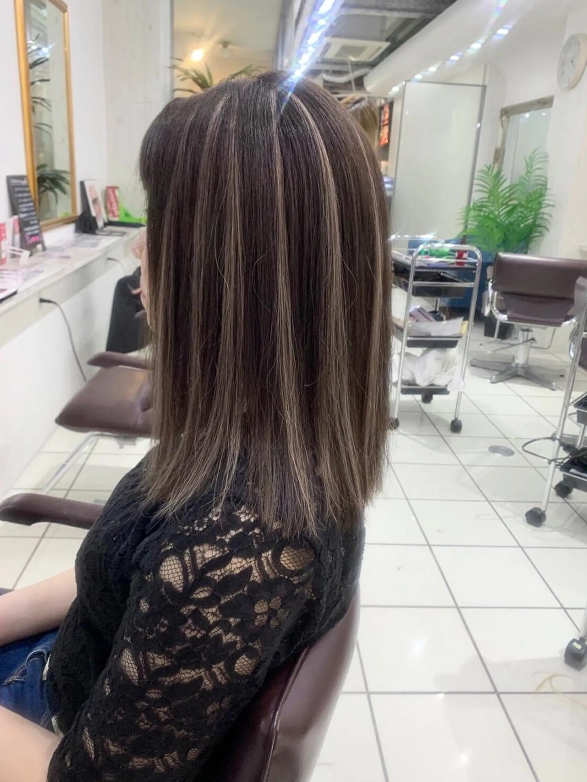 ロング カラー ヘアアレンジ レミーエクステ大阪 Device梅田のヘアスタイル