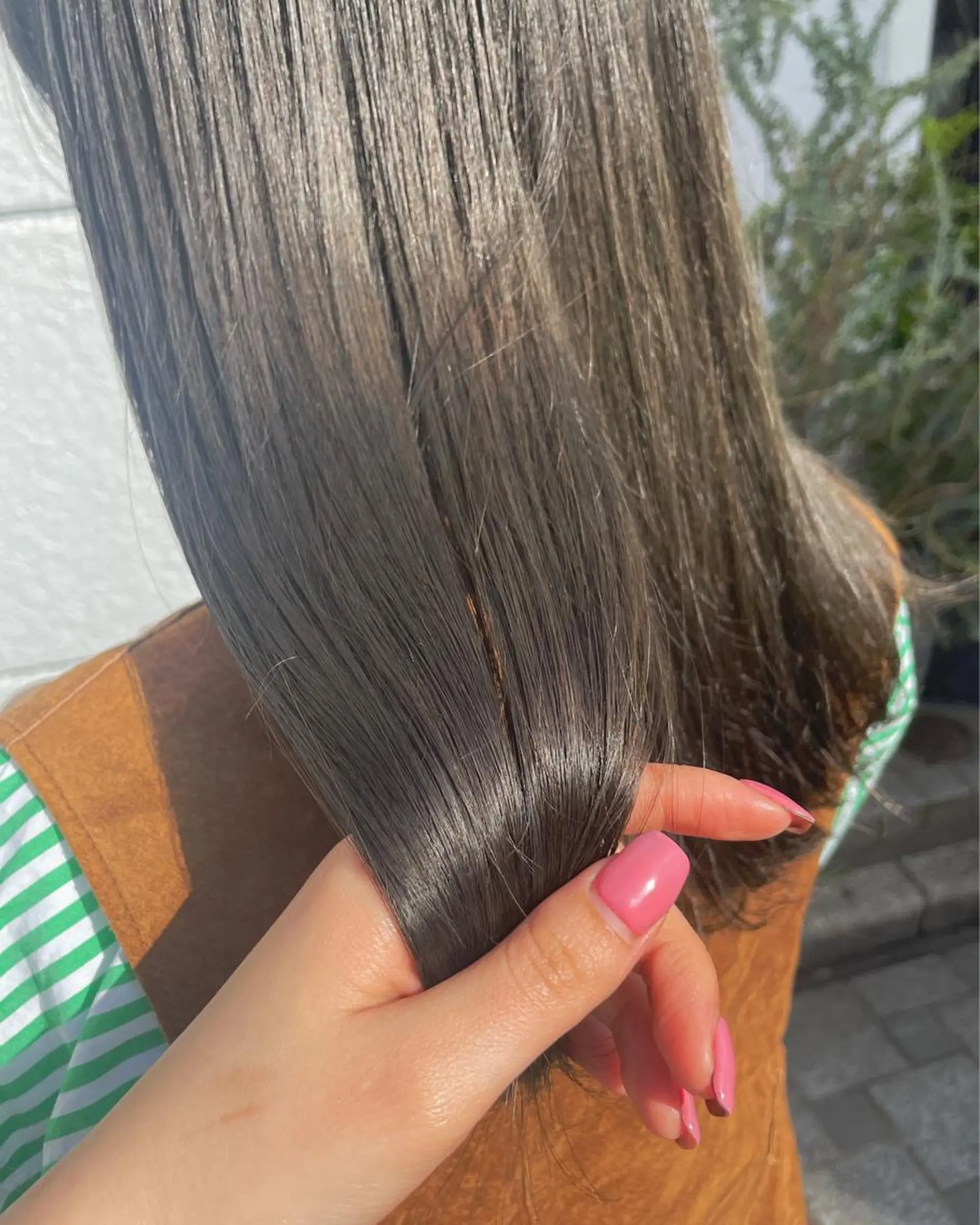 ロング カラー ヘアアレンジ ブリーチ 透明感カラー ブリーチなしカラー トリートメント トレンドlayer cut💐mihoのヘアスタイル