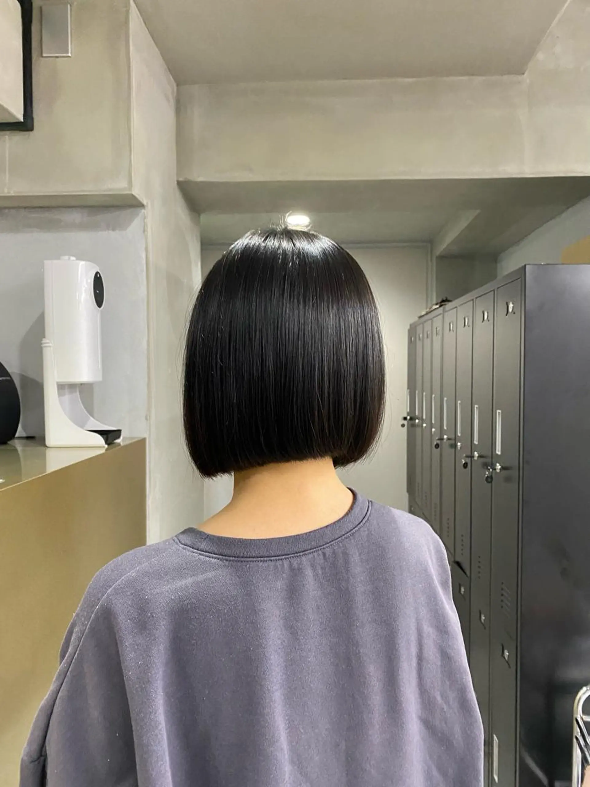 ショート カラー 切りっぱなしボブ ボブ 縮毛矯正 トリートメント 田代 佳穂のヘアスタイル