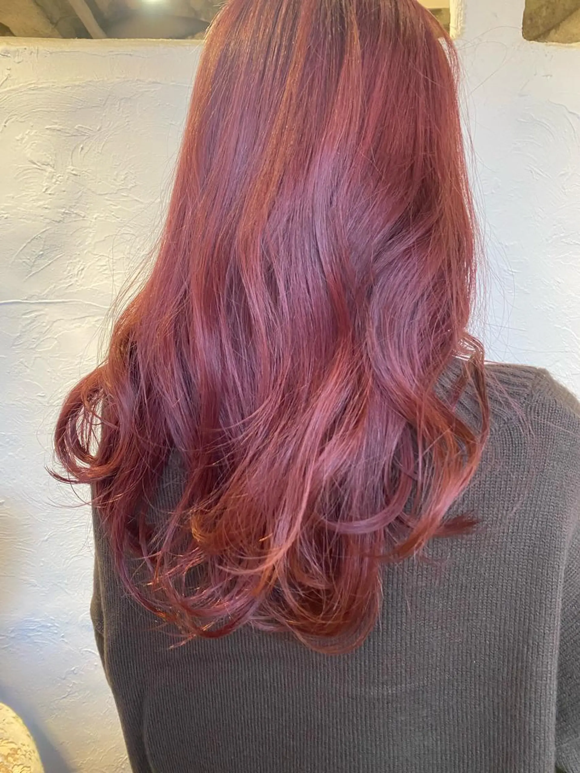 セミロング カラー Joule銀座 石山あやのヘアスタイル