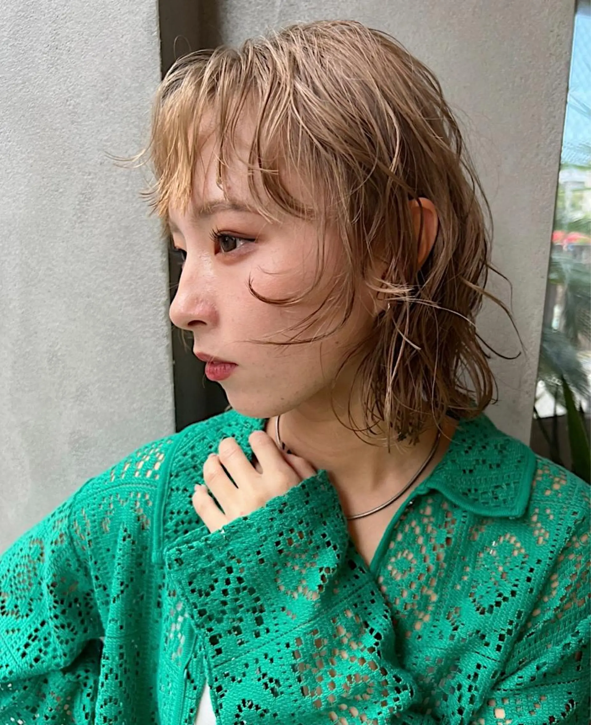 ミディアム ヘアカラー トリートメント ヘッドスパ 🌼FERIA梅田 shiho🌼のヘアスタイル