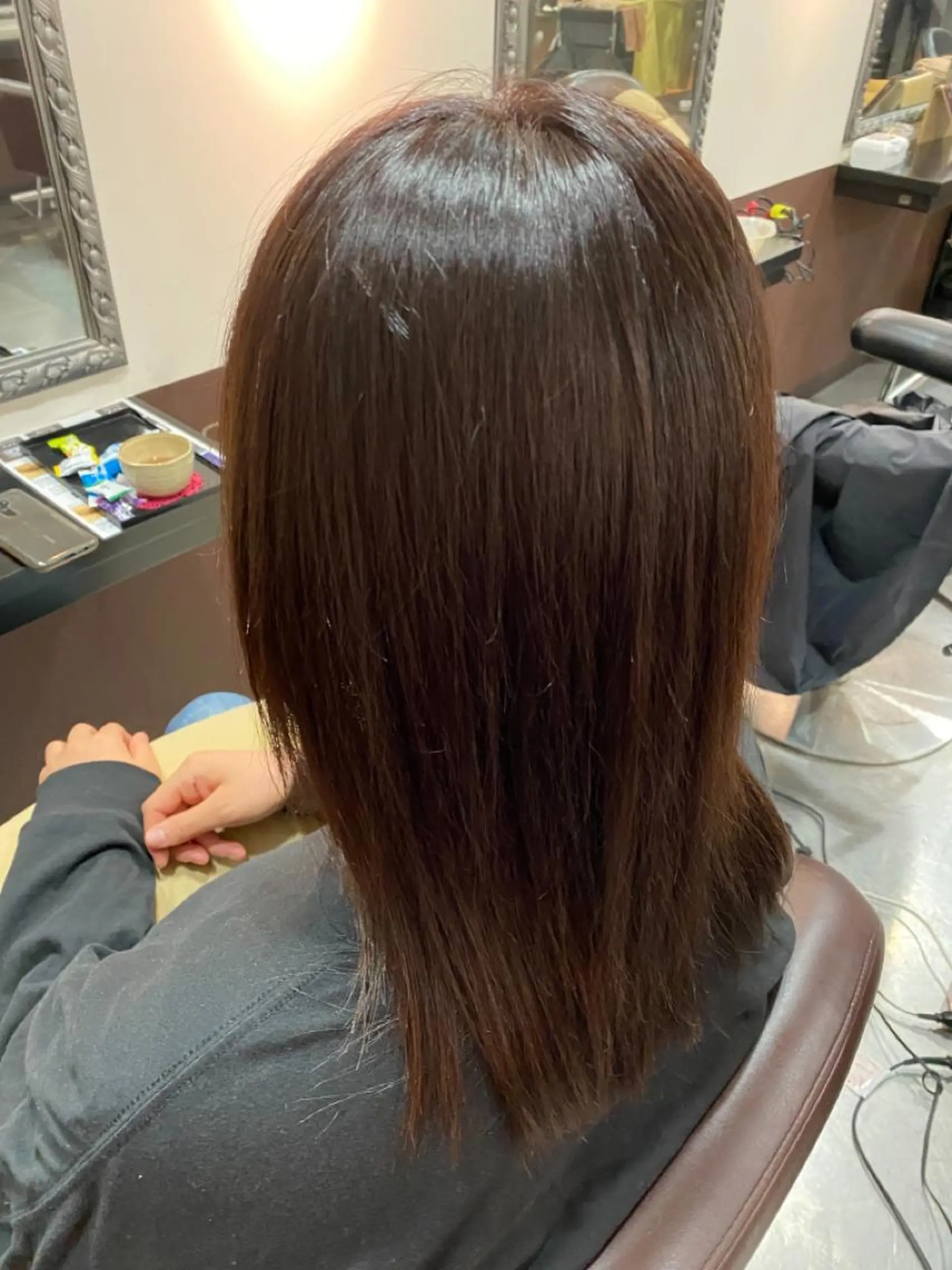 セミロング パーマ 縮毛矯正 メンズ縮毛矯正 /メンズパーマ美容師のヘアスタイル
