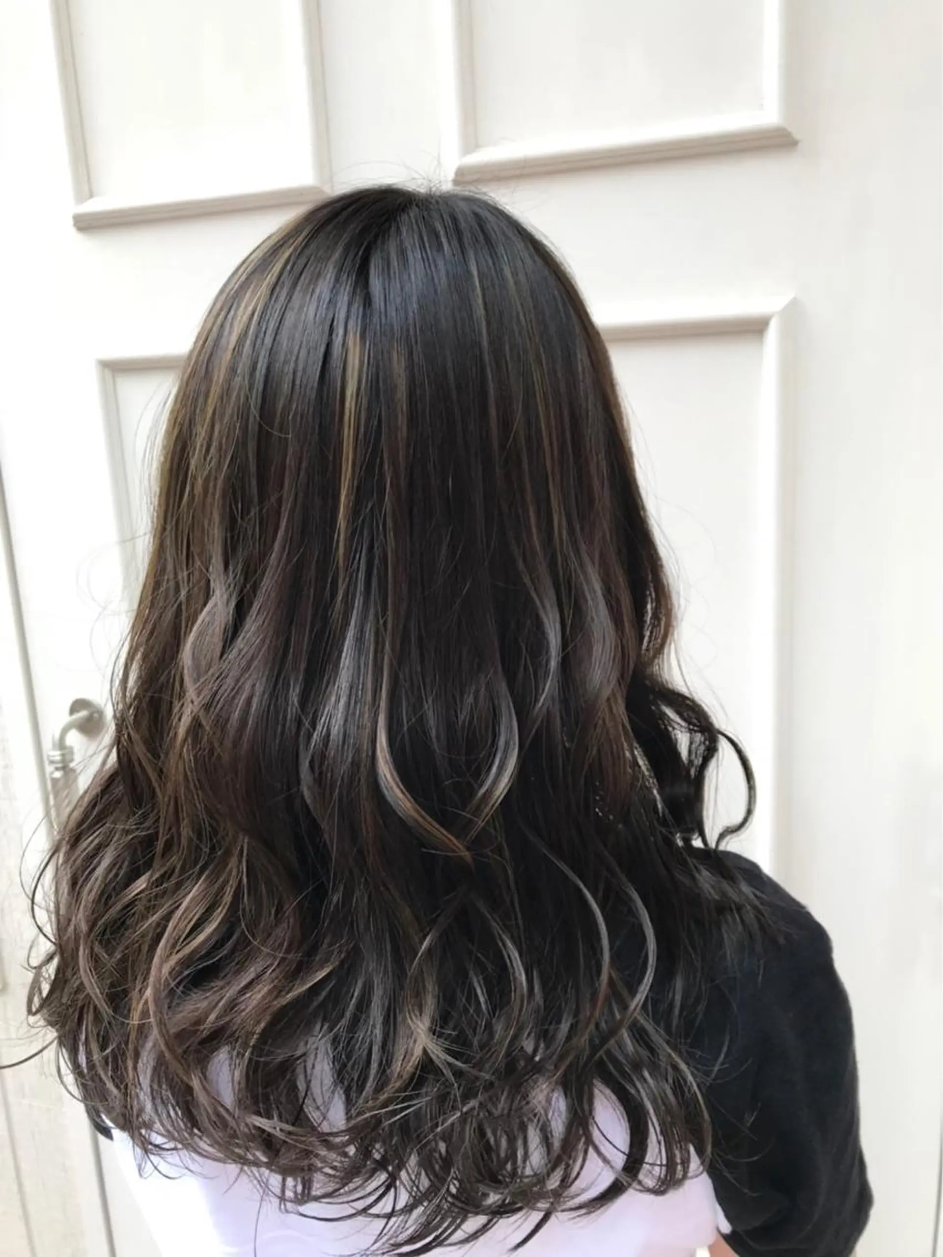 セミロング カラー ハイライトカラー ハイライト 💈Blanco💈 カラー&ケア🌈のヘアスタイル