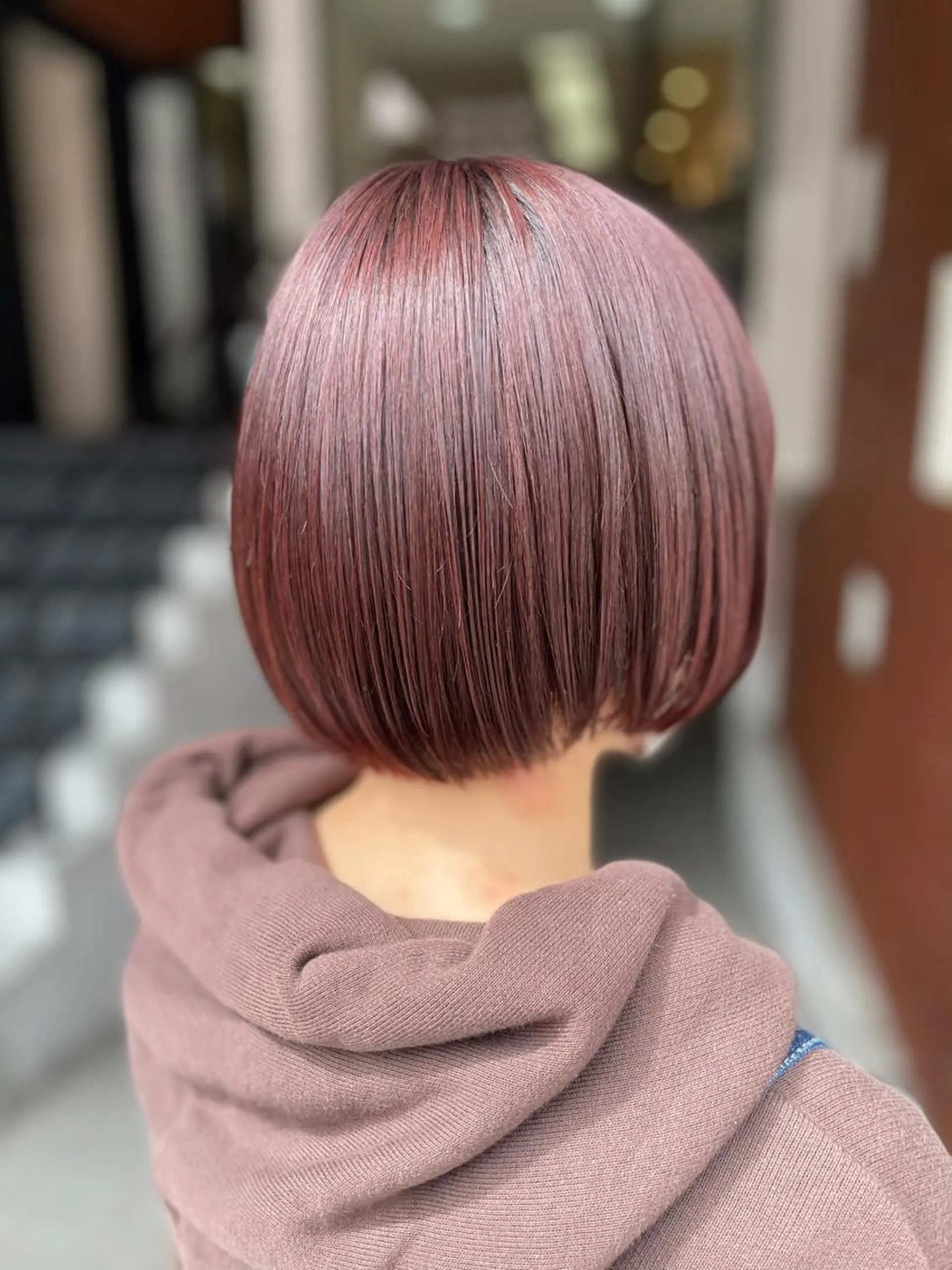 ショート カラー カット ヘアカラー トリートメント IORI #韓国ヘア#髪質改善のヘアスタイル
