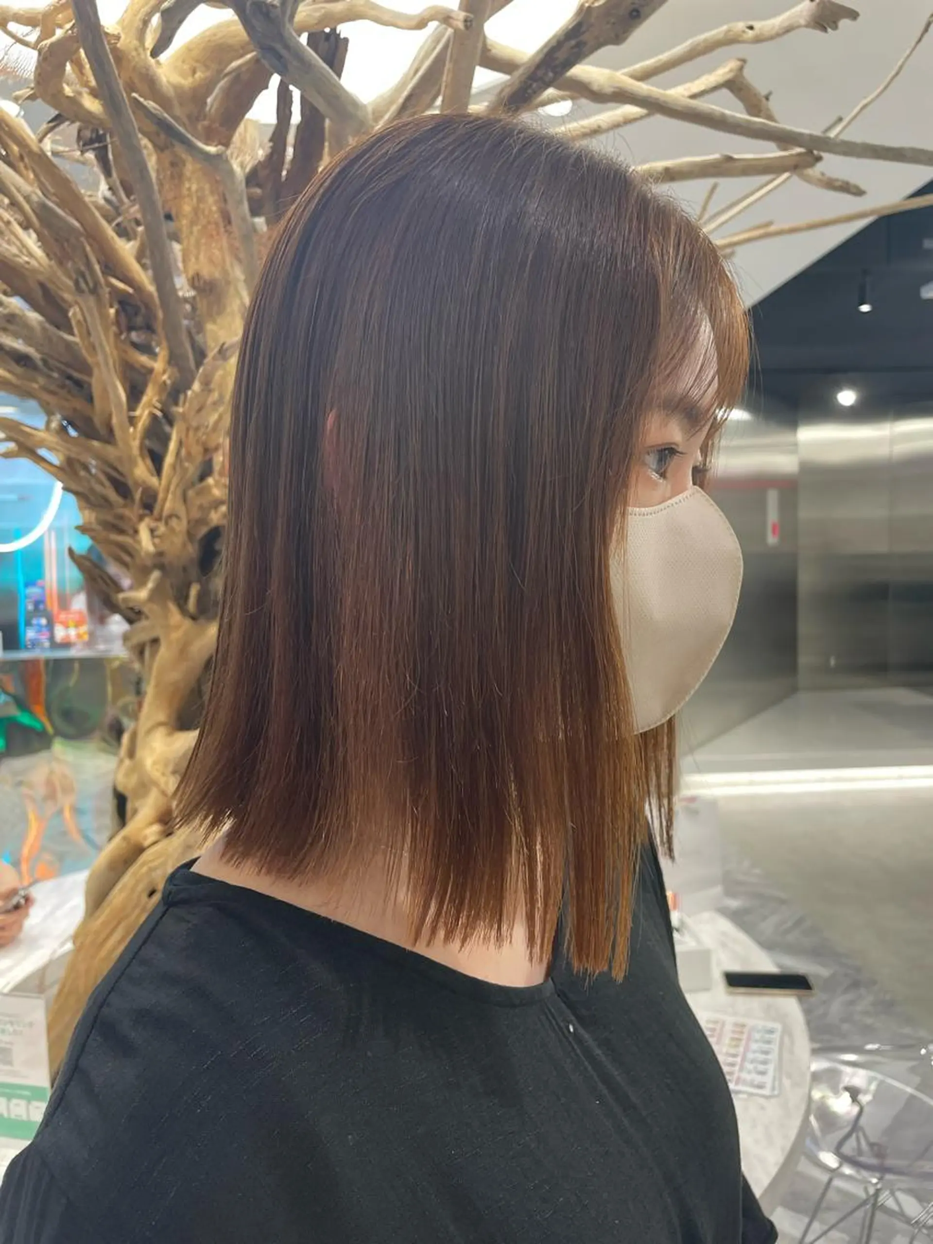 ミディアム カラー カット ヘアカラー 🧁はるひ/ ZEST八王子🟡のヘアスタイル