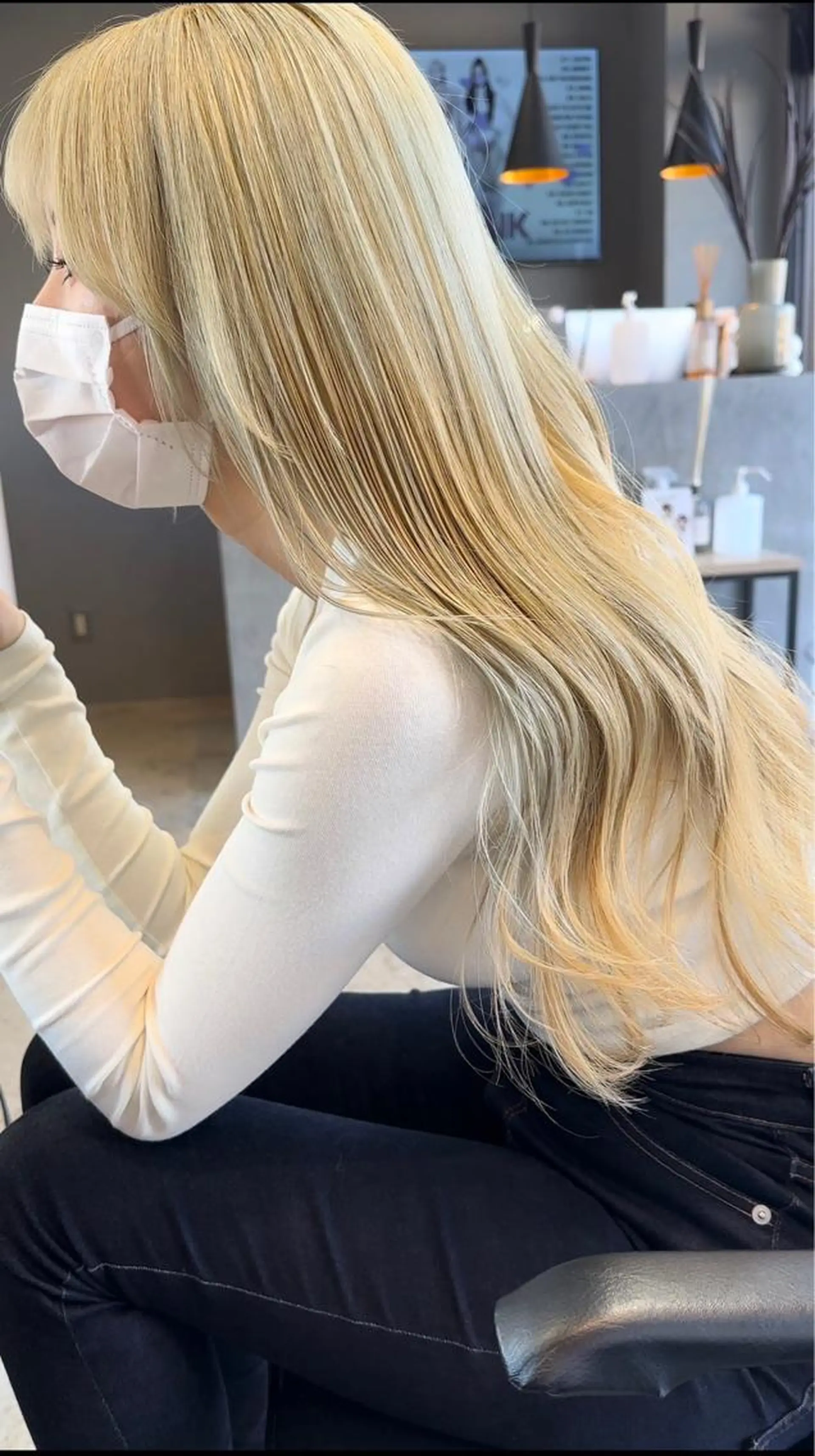 ロング nico所属・《nico》 髙橋秋花🖤🧡のヘアスタイル