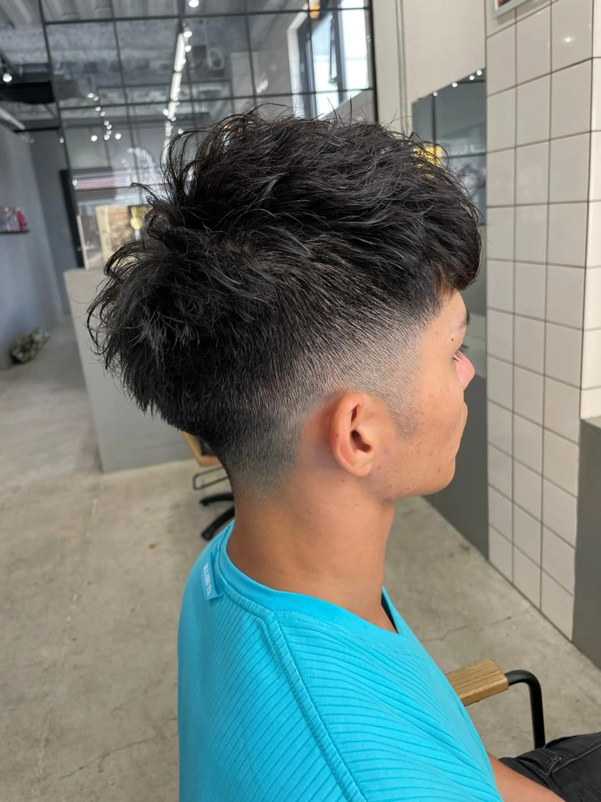 パーマ メンズ カット パーマ メンズ専門サロン wokeのヘアスタイル