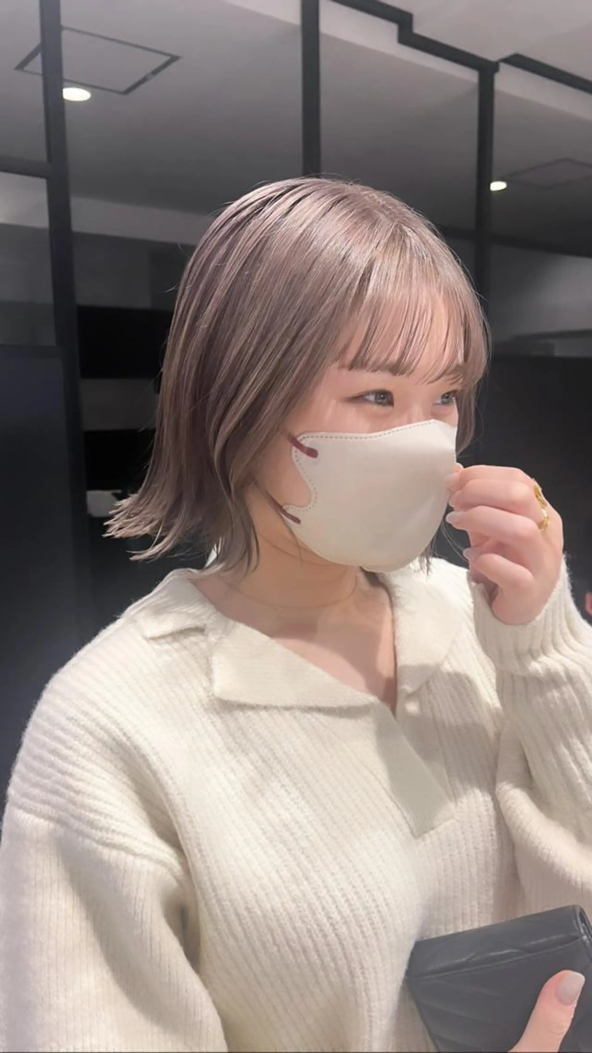 ショート カラー ブリーチ ヘアカラー トリートメント MIES amane(アマネ)のヘアスタイル