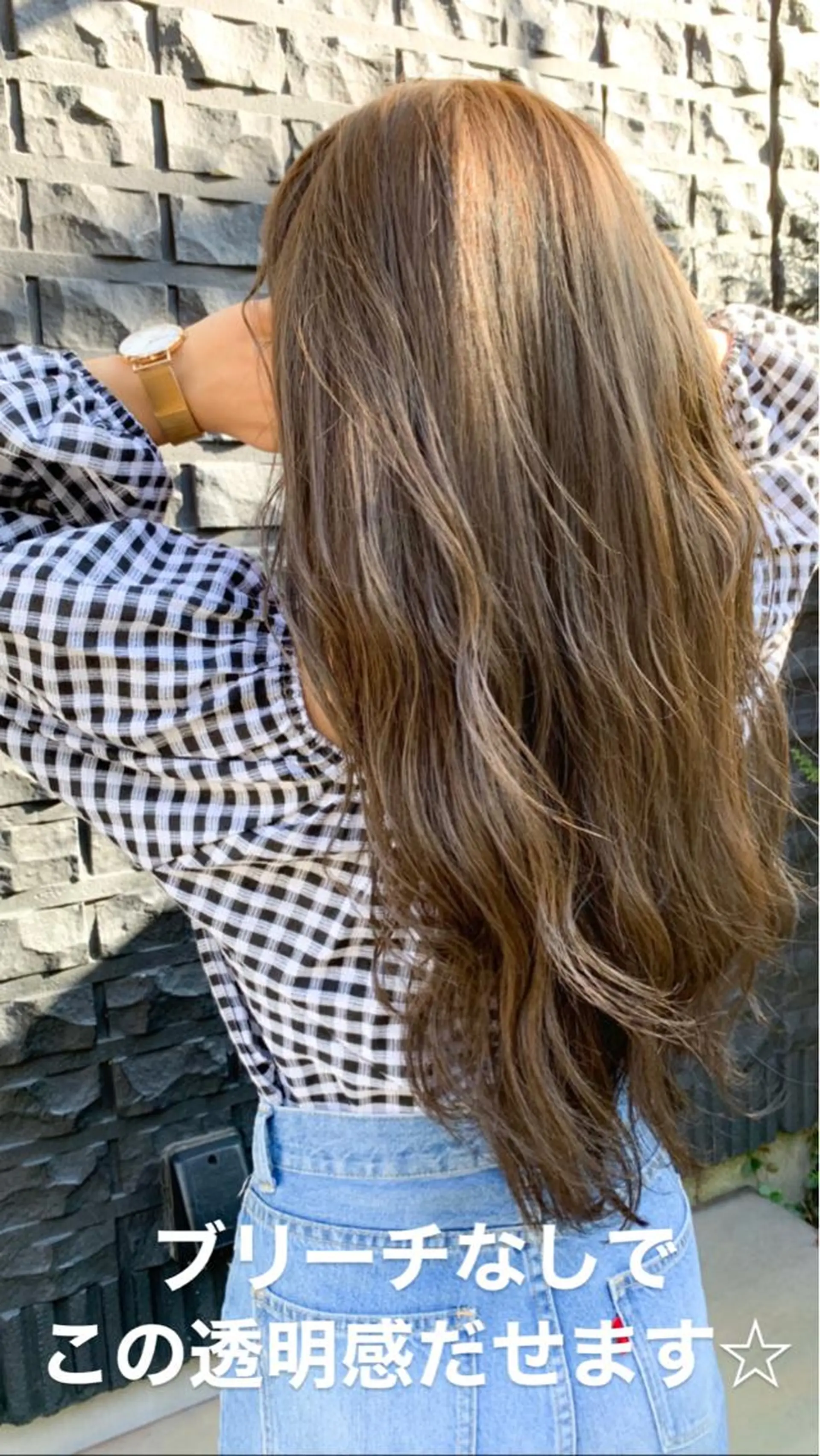 ロング カラー パーマ ブリーチ 透明感カラー ブリーチなしカラー 大人かわいい💍🤍 ボブ/ショートボブのヘアスタイル