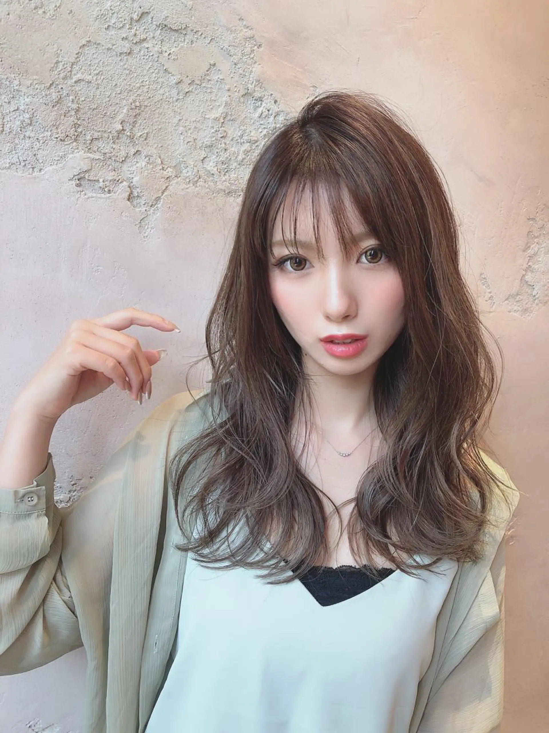 セミロング カット ヘアカラー トリートメント ボンドストーリーノヴァ所属・縮毛矯正・髪質改善 ❣️三浦正也のヘアスタイル