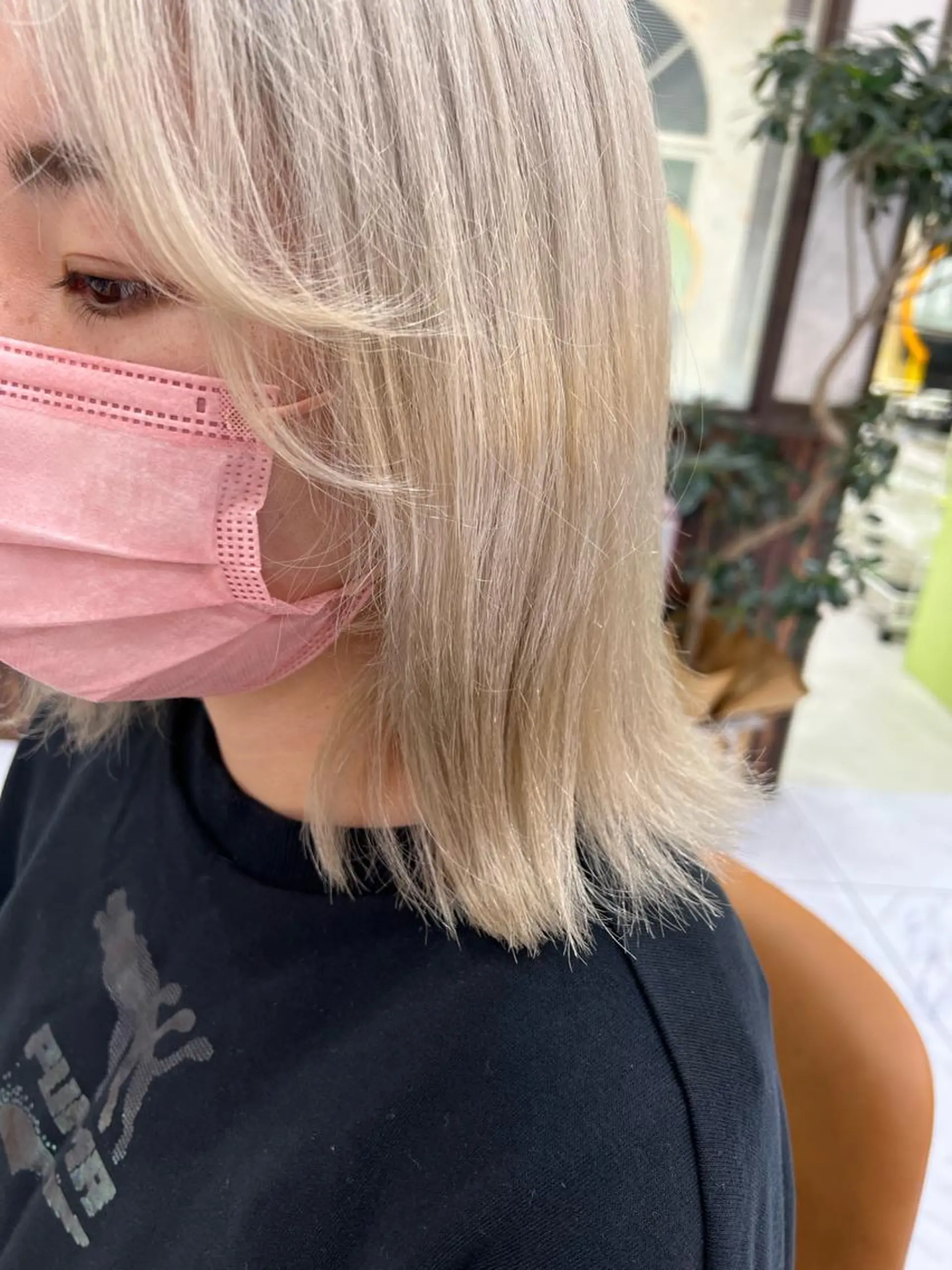 ミディアム あんどう ゆうかのヘアスタイル