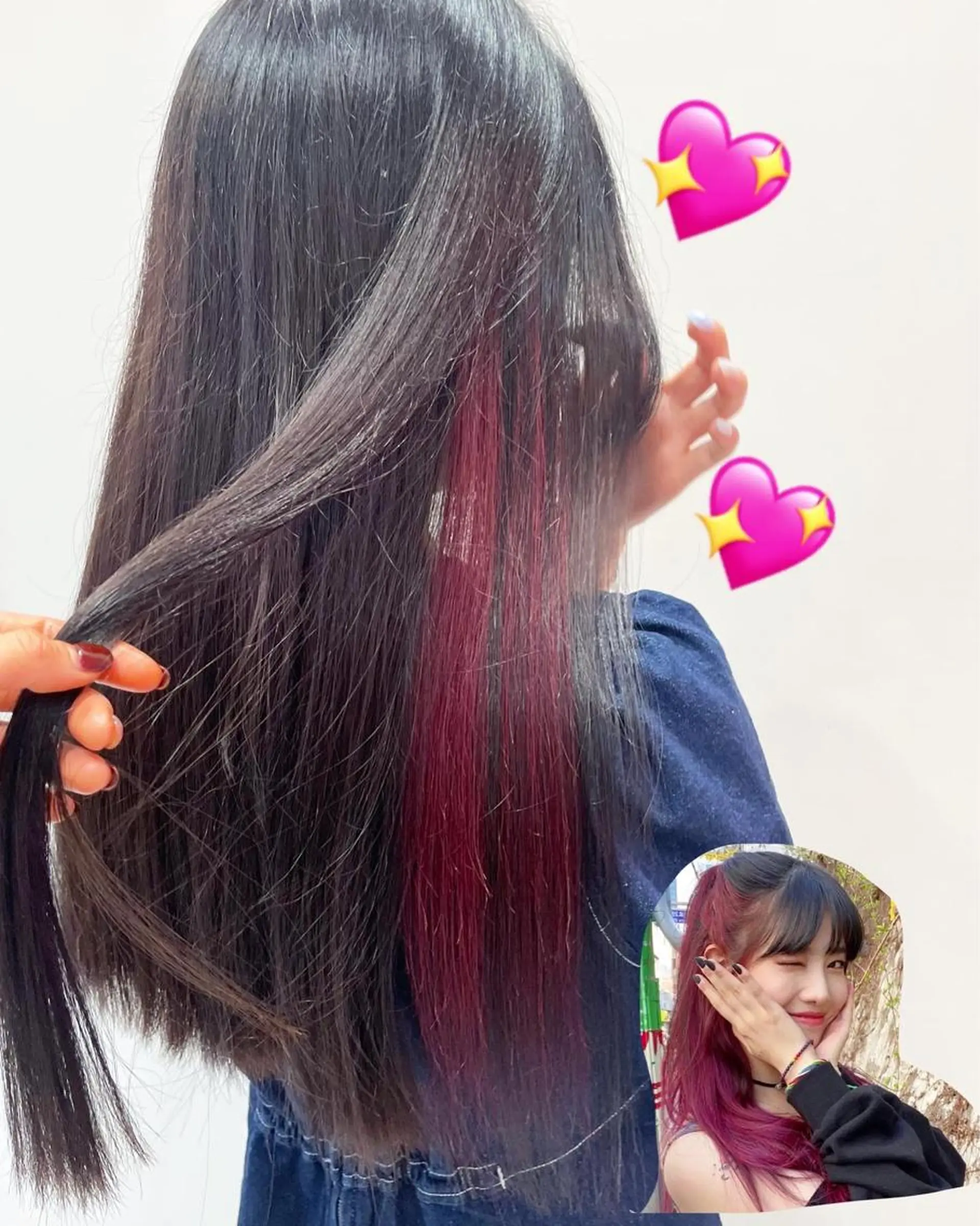 ミディアム カラー 韓国風ヘア EMANON新宿東口所属・新宿駅近♡ ♡個室♡三都季🌜のヘアスタイル
