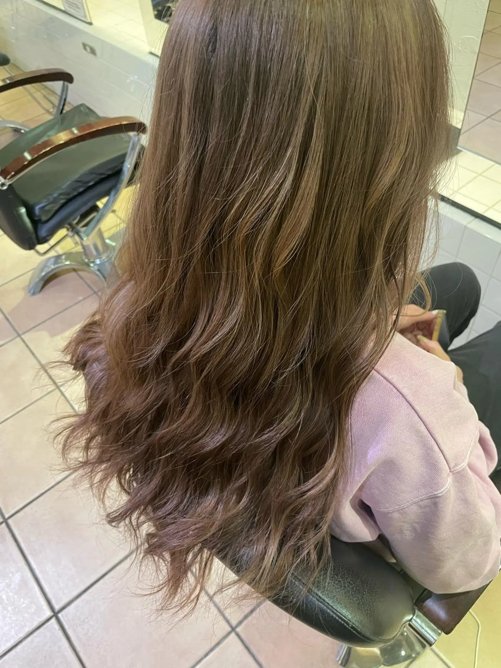 ロング カラー カット ヘアカラー 宮里 雄大のヘアスタイル