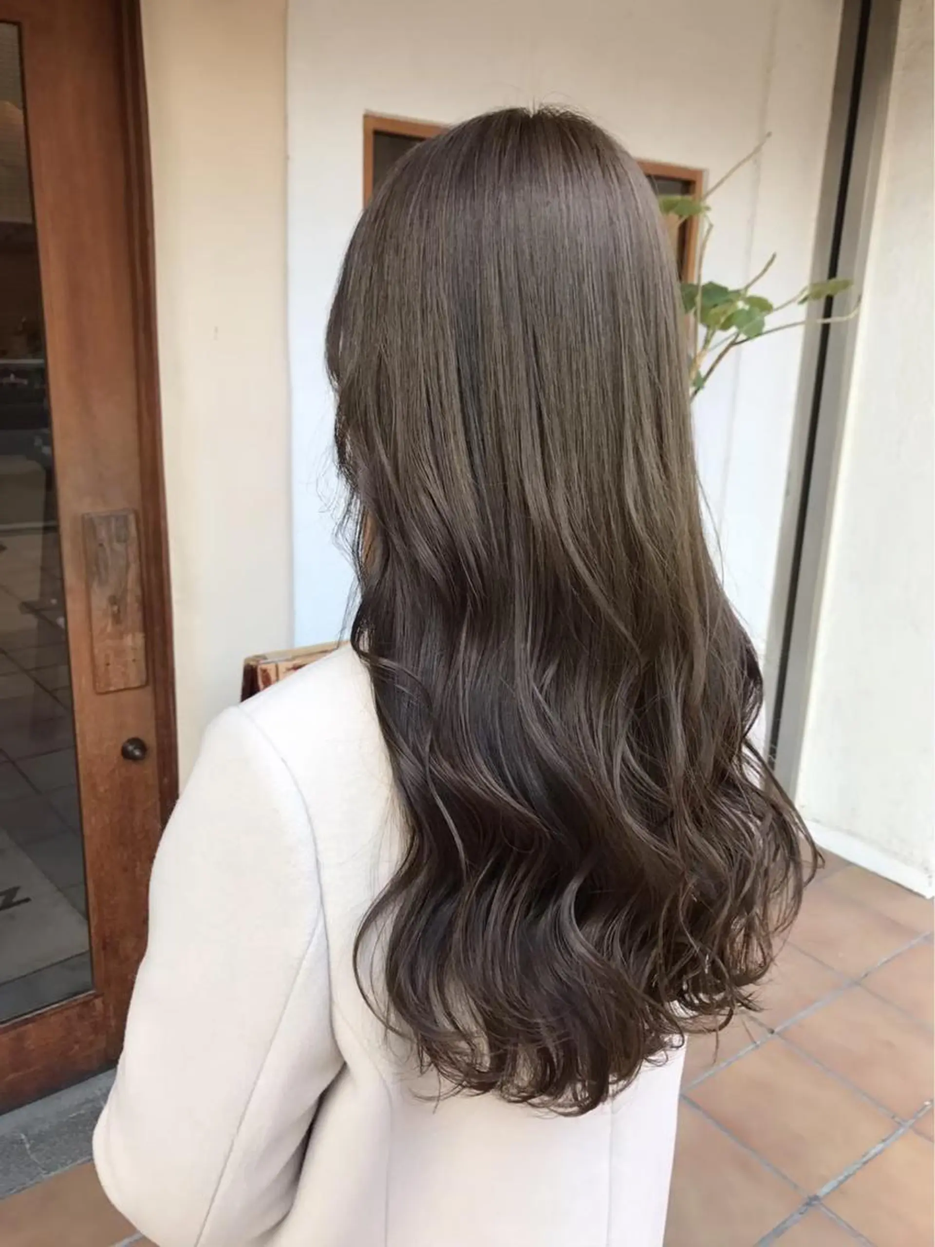 ロング カラー カット ヘアカラー トリートメント 中津/柔らかカラー/ ナガオ　イズミのヘアスタイル