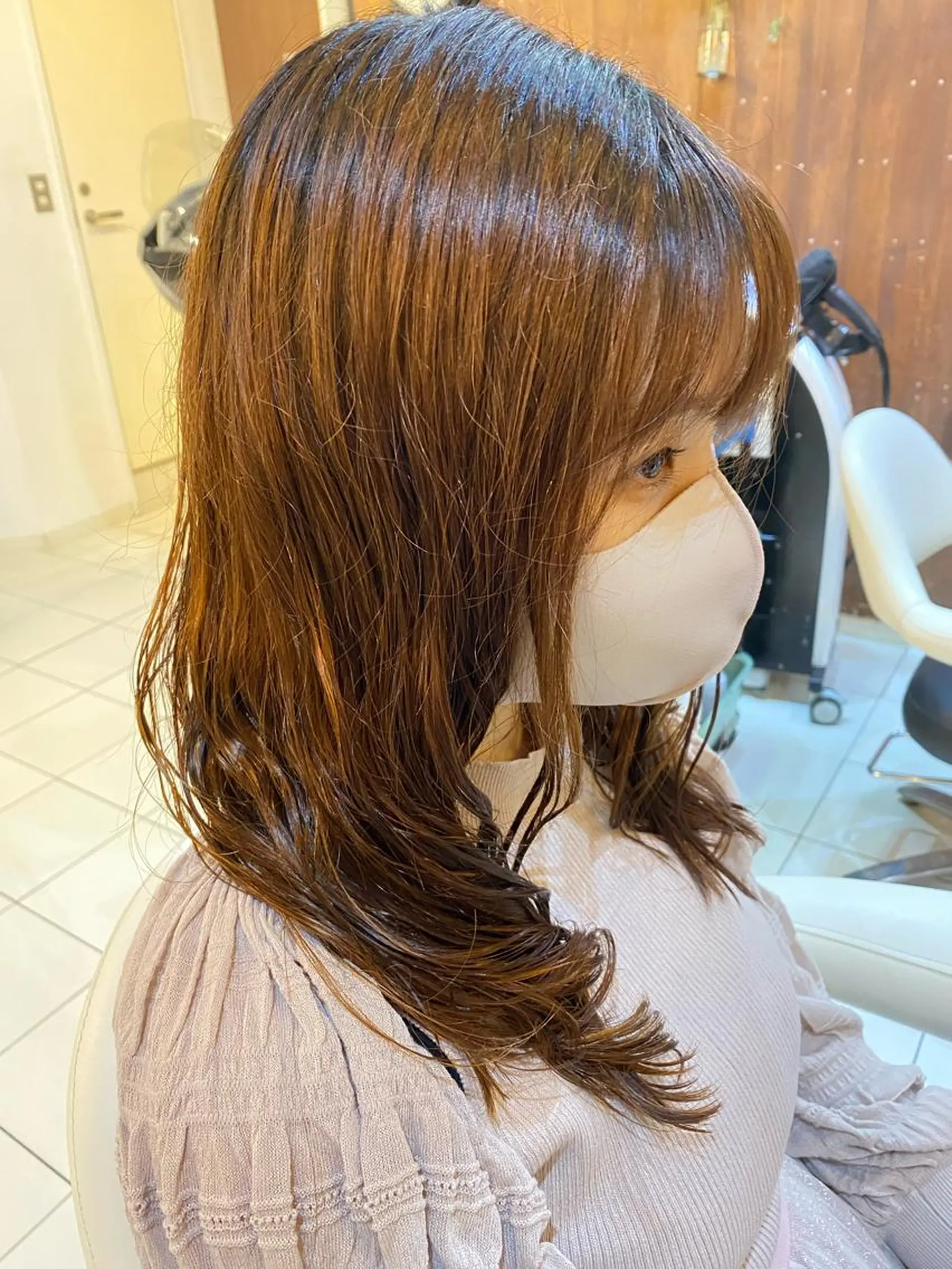 ミディアム ミディアムパーマ Cloud zero所属・🌻秋山 夏樹🌻のヘアスタイル