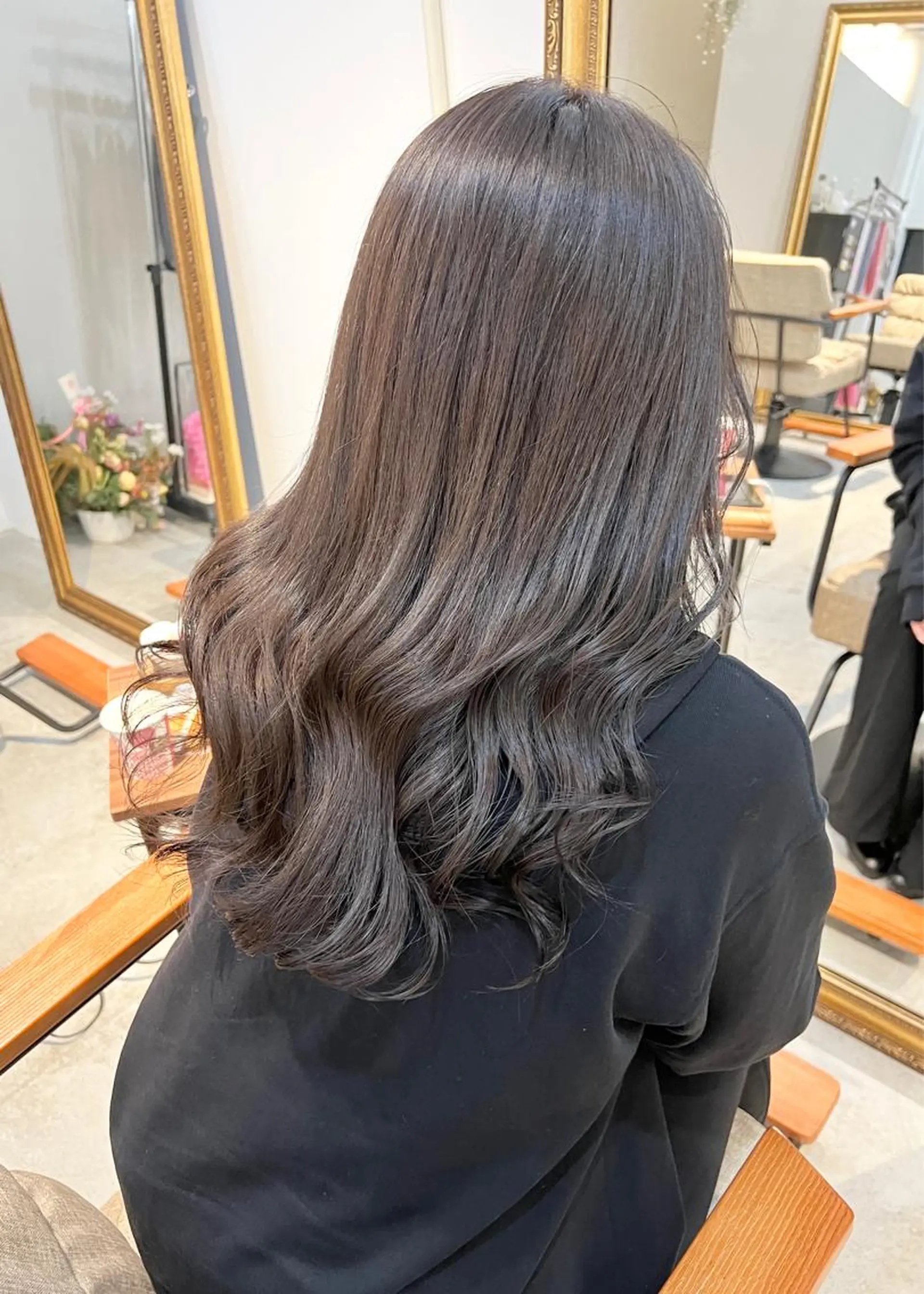 セミロング カラー ヘアカラー トリートメント sherry所属・髪質再整color 🤎cut🤎ぐっちのヘアスタイル