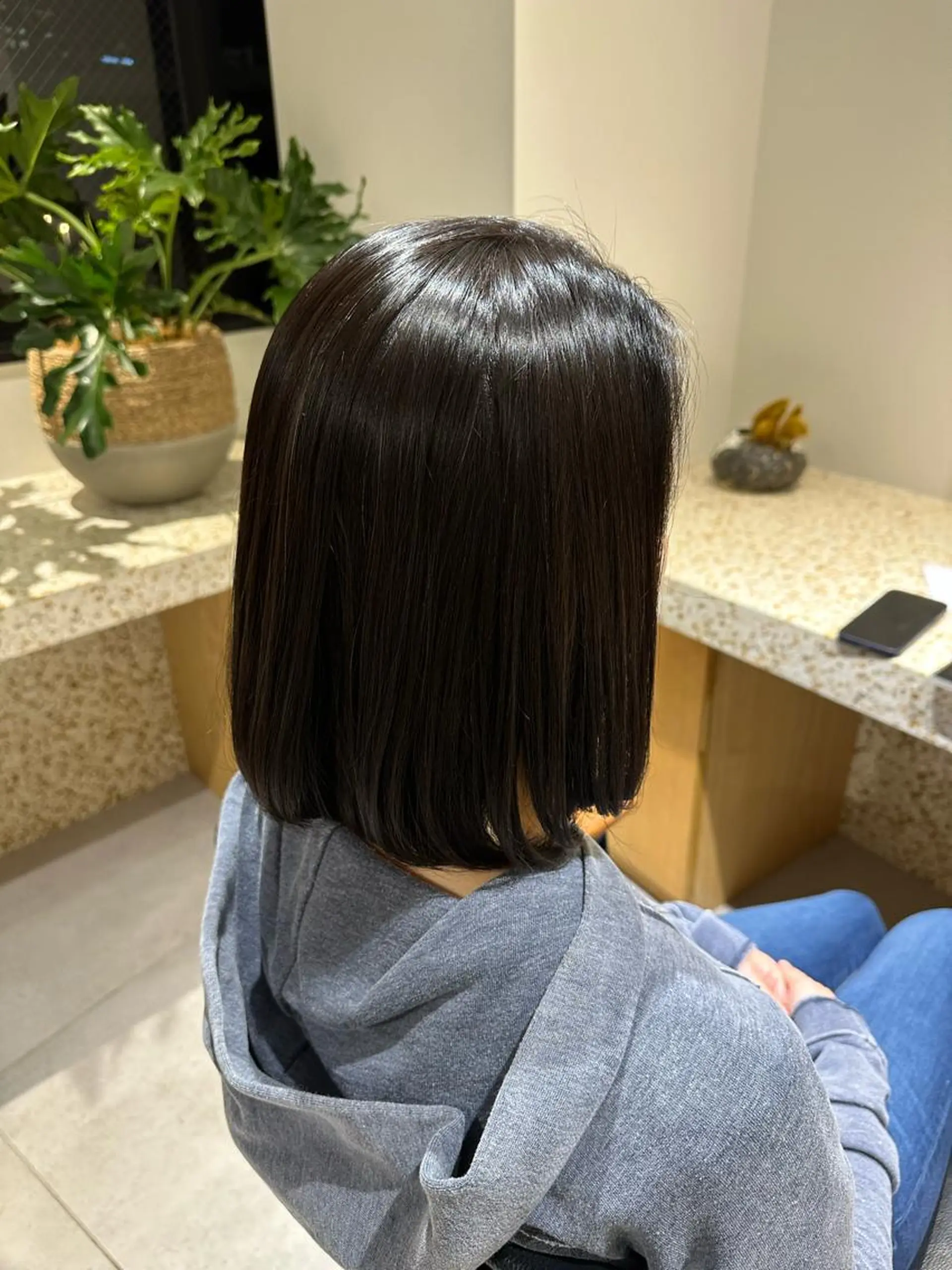カラー 縮毛矯正 和田 あおいのヘアスタイル