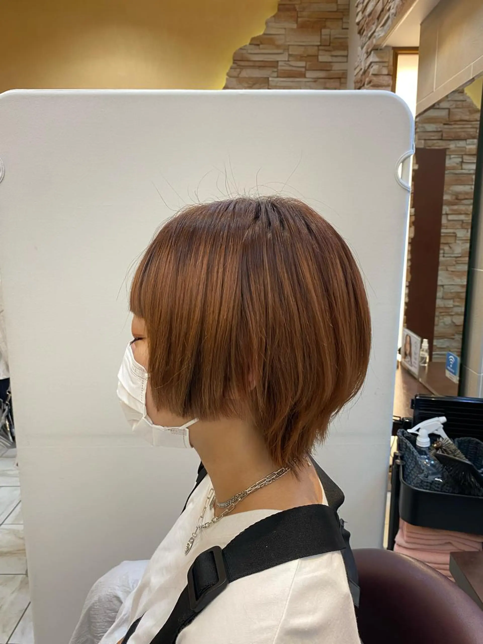 ショート カット ヘアカラー トリートメント 🐰ツヤ感カラー🐰 ななこのヘアスタイル