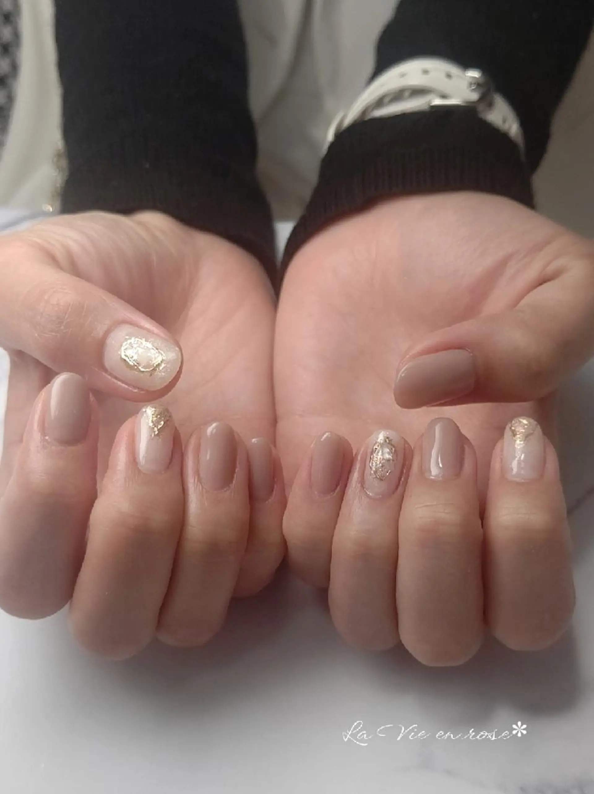 ネイル ラヴィアン ローズのネイルデザイン