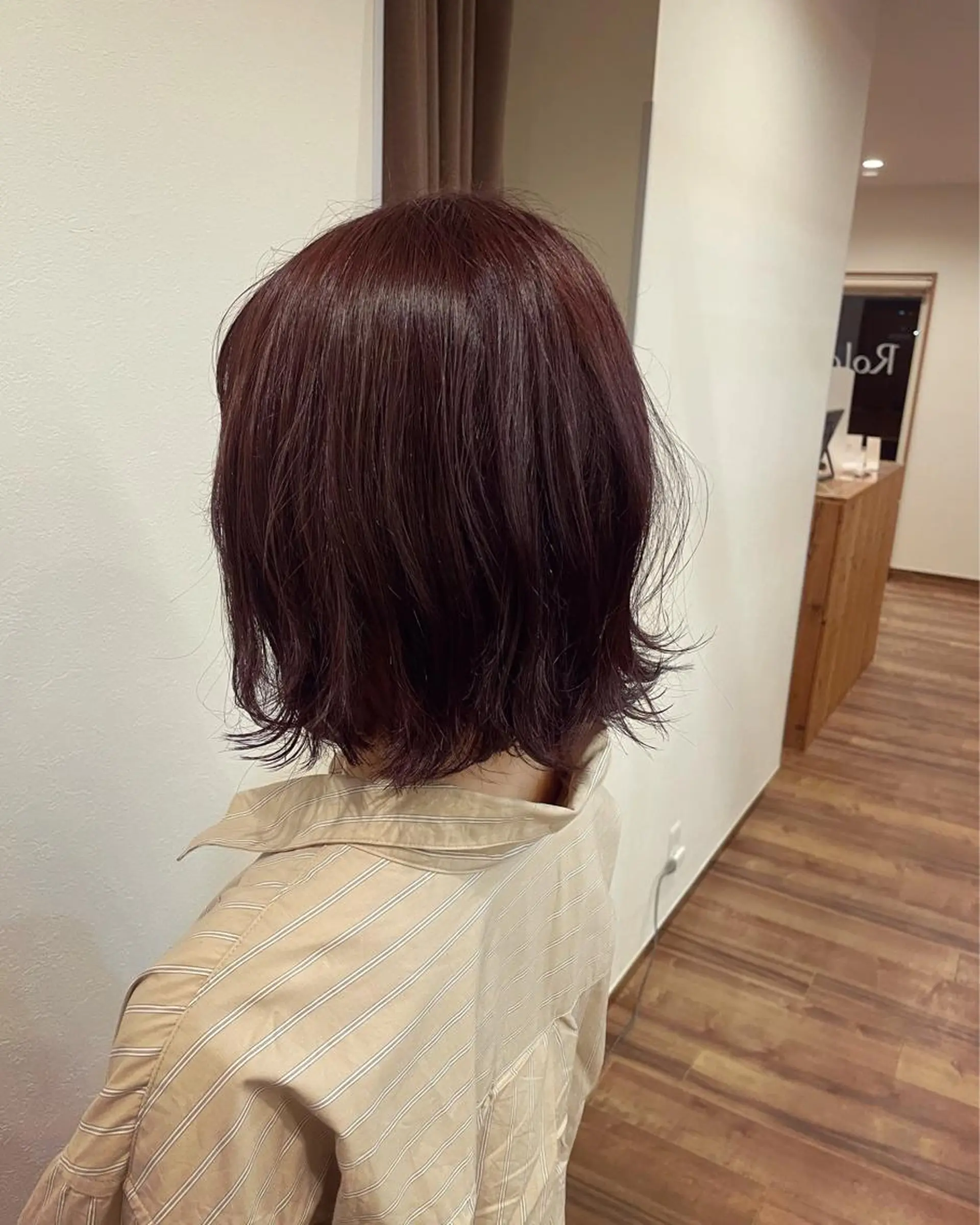 ショート カラー ピンクカラー ヘアカラー トリートメント 狩野 龍二のヘアスタイル