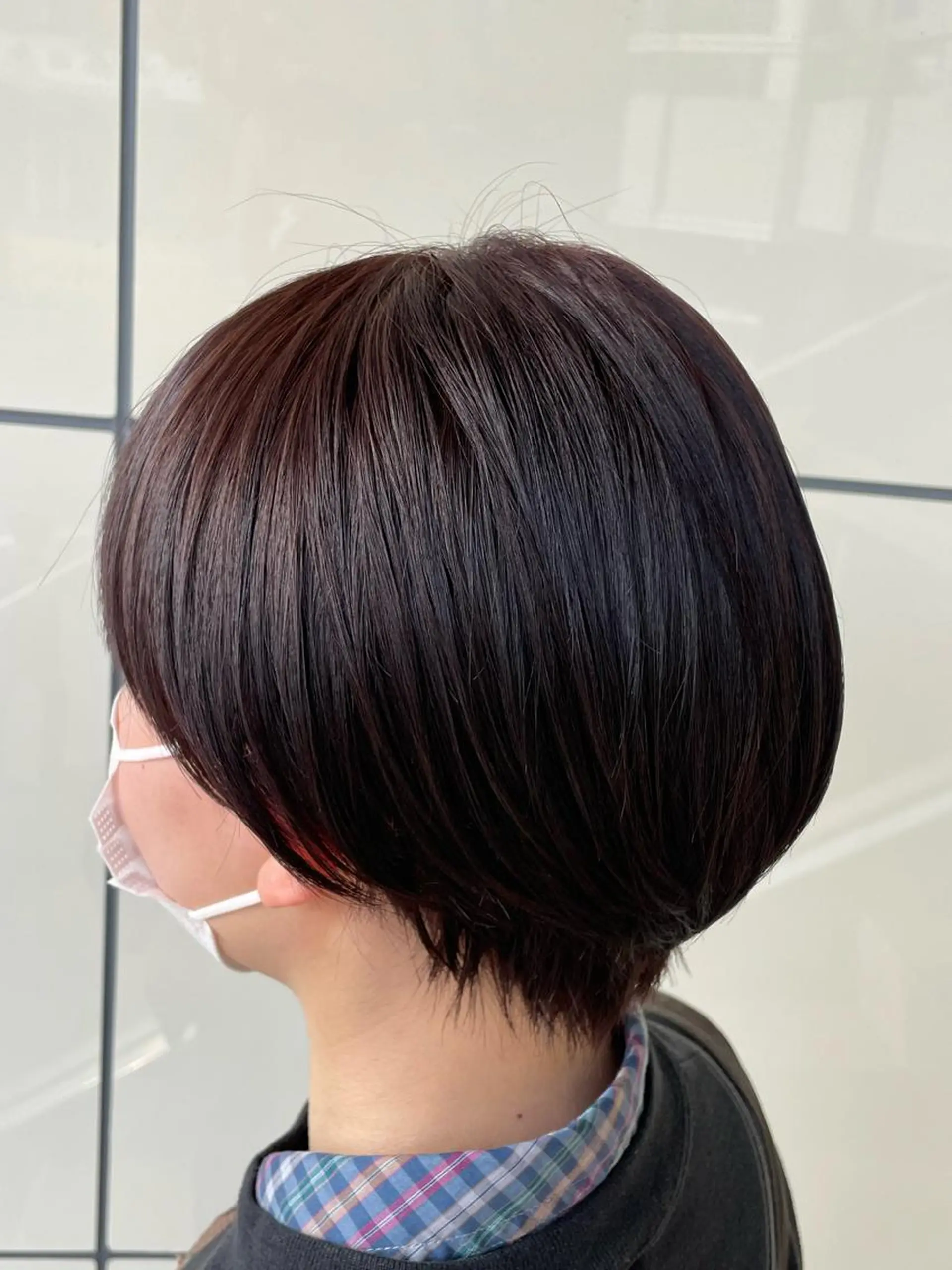 カラー 黒髪 ブラウンカラー オレンジ オレンジブラウン 山本 菜月のヘアスタイル