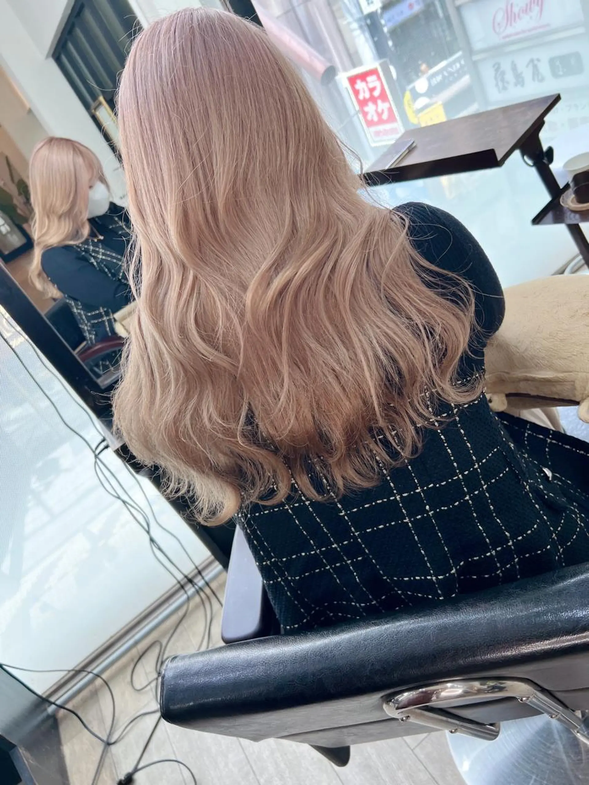 セミロング カット ヘアカラー トリートメント 髪質改善美髪特化 ルイス奈良のヘアスタイル
