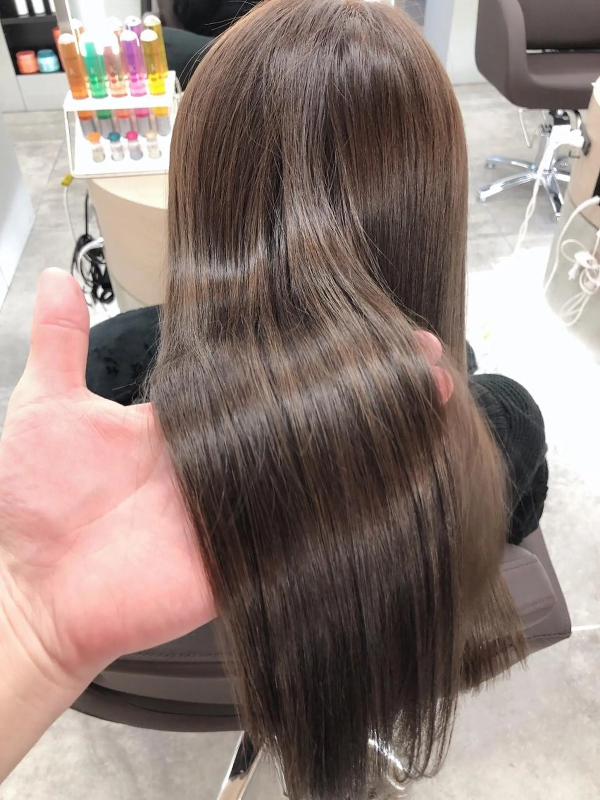 セミロング 似合わせカット トリートメント カット トリートメント 【愛され小顔カット】 YOSHIKIヘアのヘアスタイル