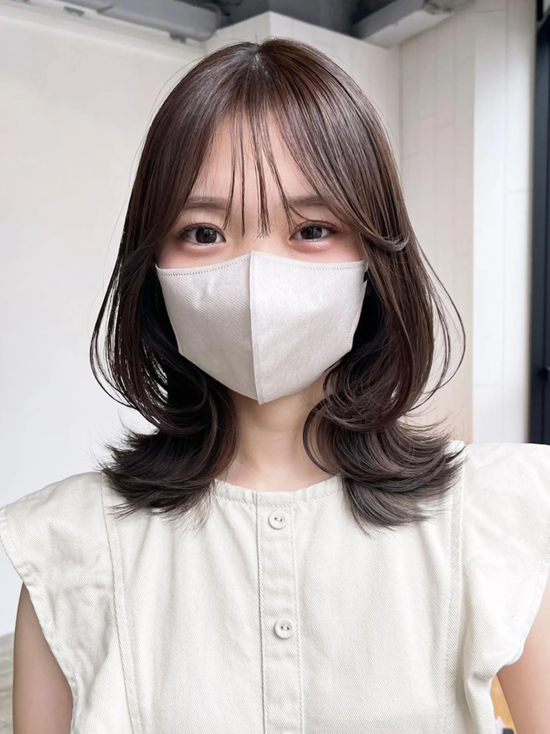 ショート カラー レイヤーカット カット ヘアカラー トリートメント ITbyALBUM 下北沢店のヘアスタイル