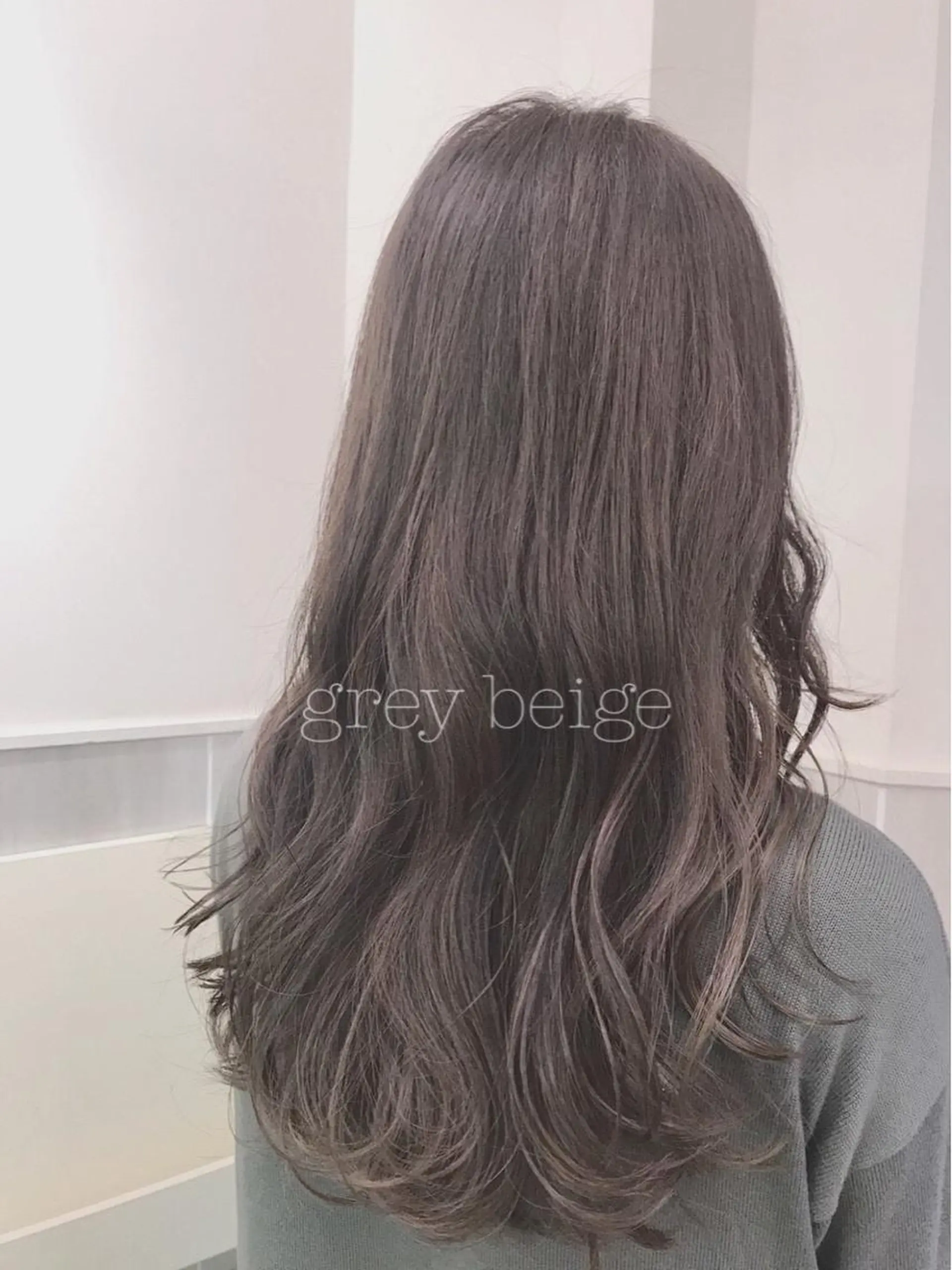 ロング カラー カット ヘアカラー トリートメント ぱつっとボブ/ 小野あかねのヘアスタイル