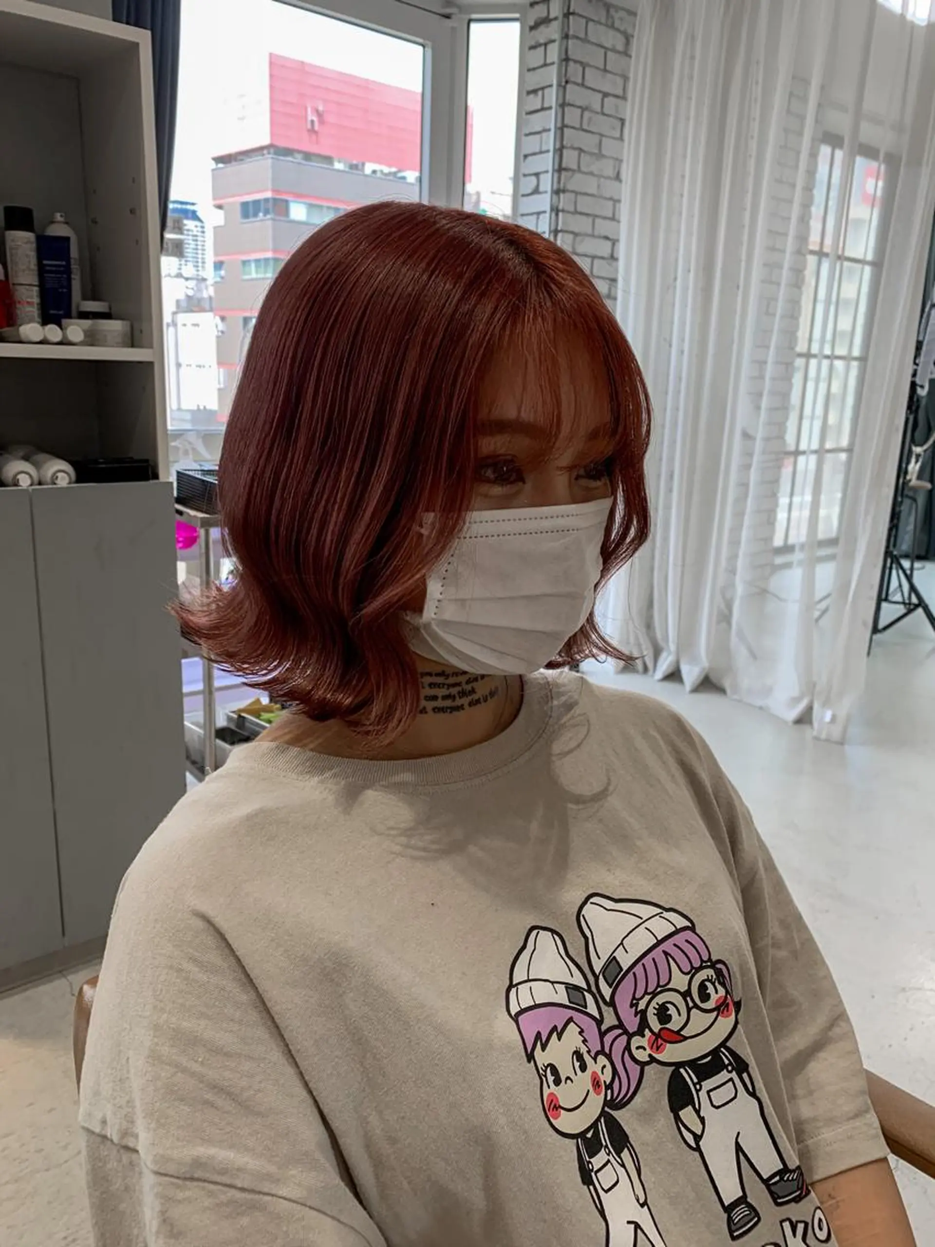 ショート カラー ヘアカラー 大阪韓国ヘア 🦋RINKAのヘアスタイル
