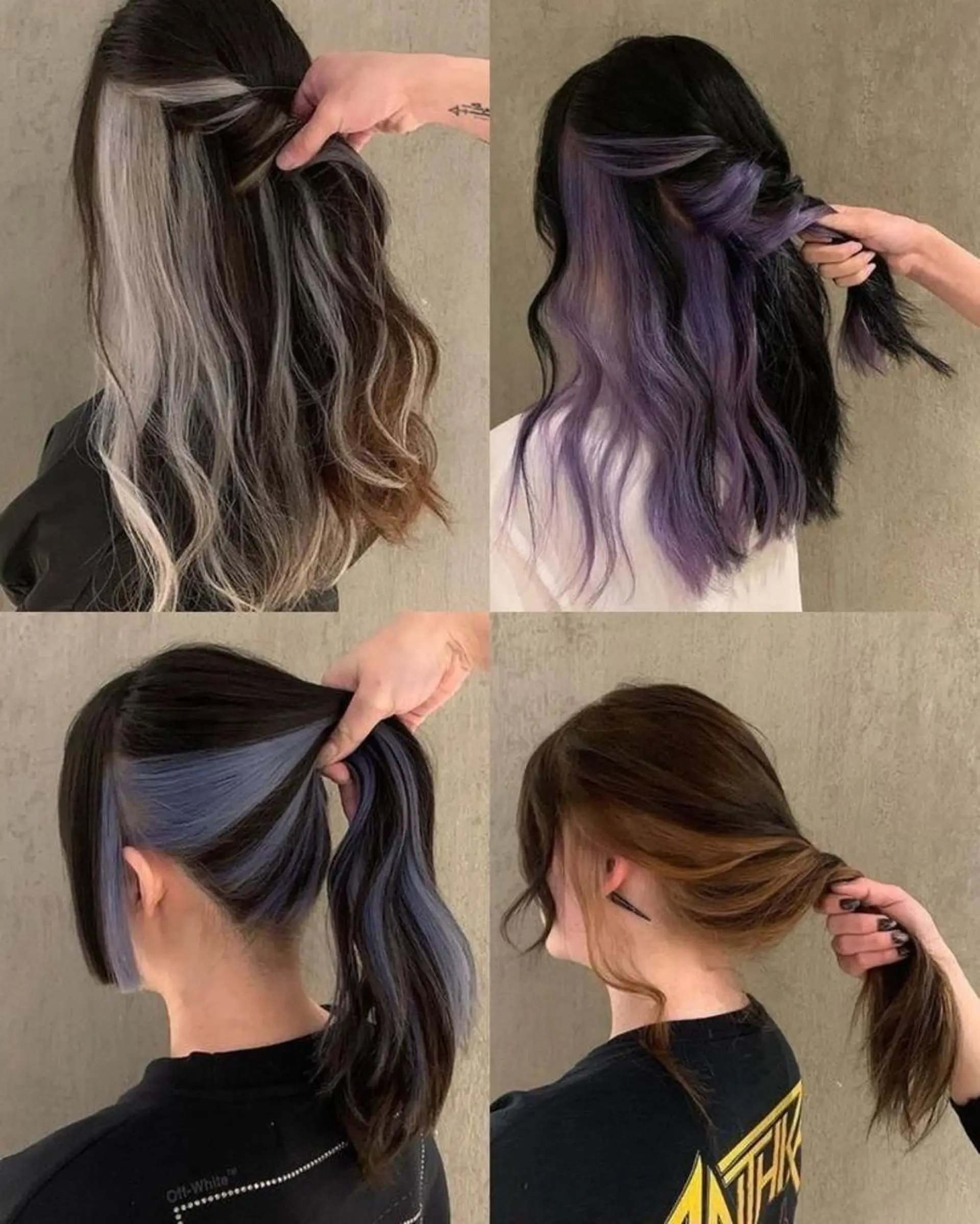 カラー インナーカラー MAEDA 西金沢美容室のヘアスタイル