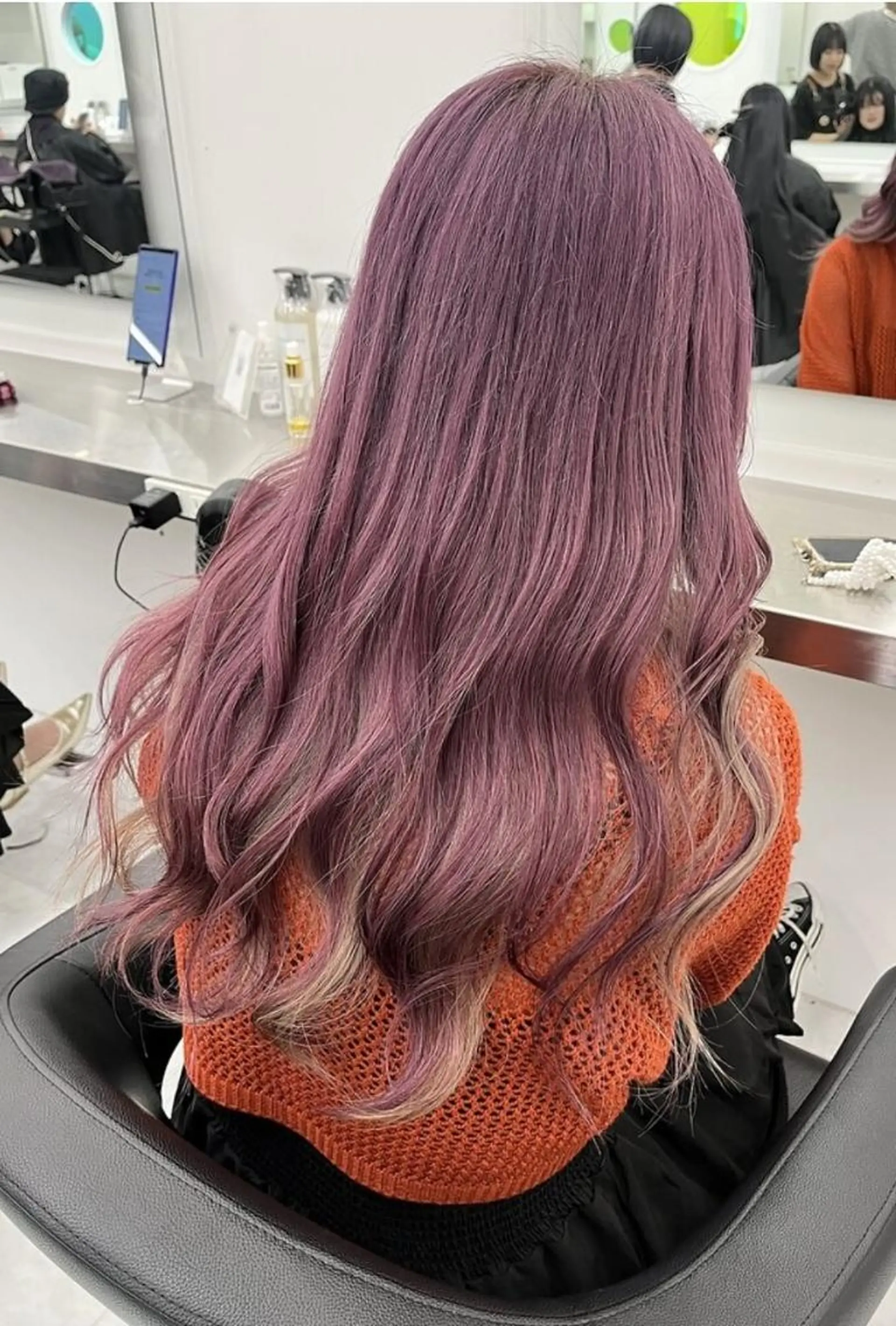 ロング カラー 🎆浴衣着付け👘 ✨ヘアセット🐹のヘアスタイル