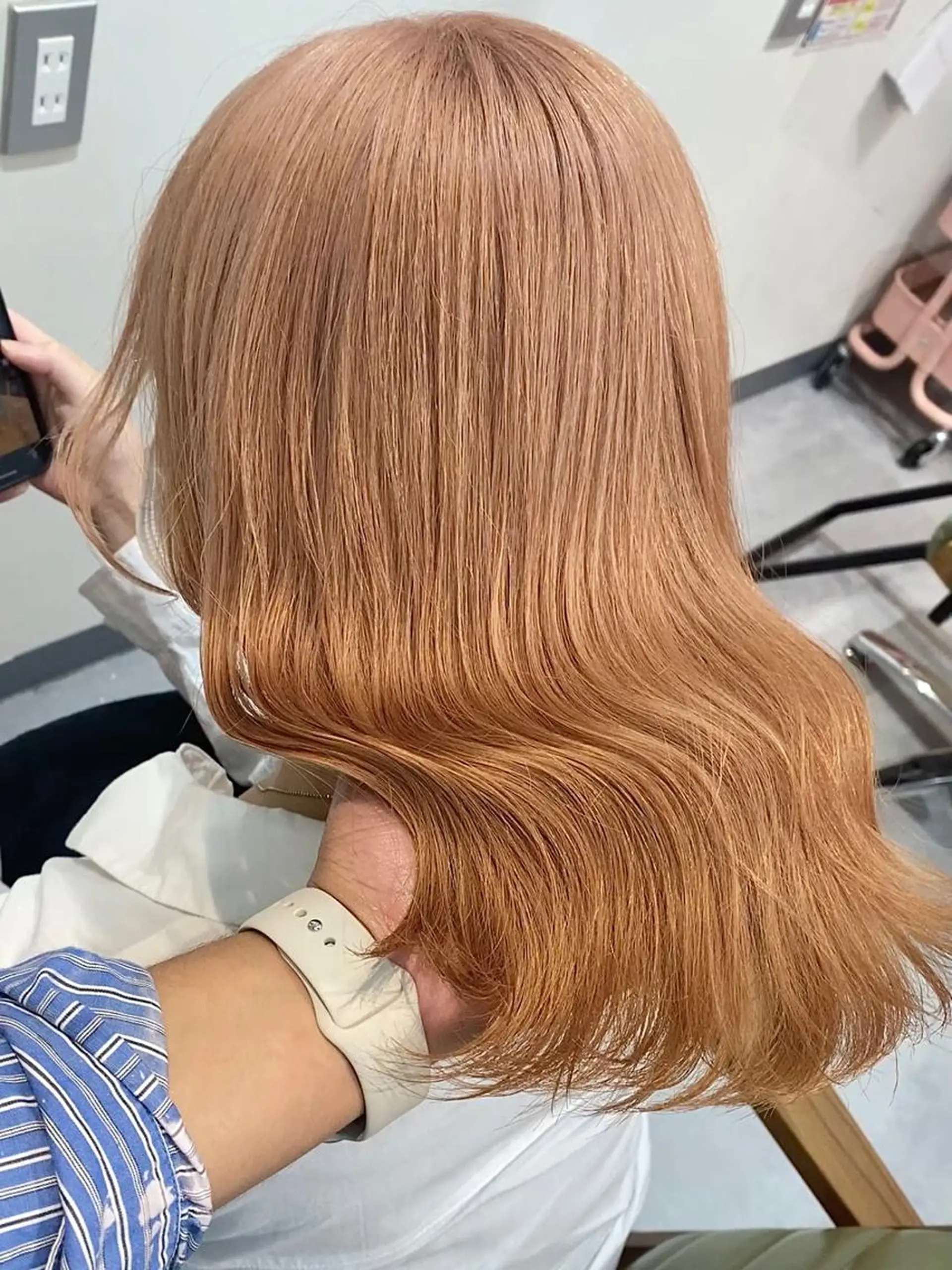セミロング カラー ベージュカラー ヘアカラー トリートメント ヘアセット 💘カラー特化美容師 尾崎拓己のヘアスタイル