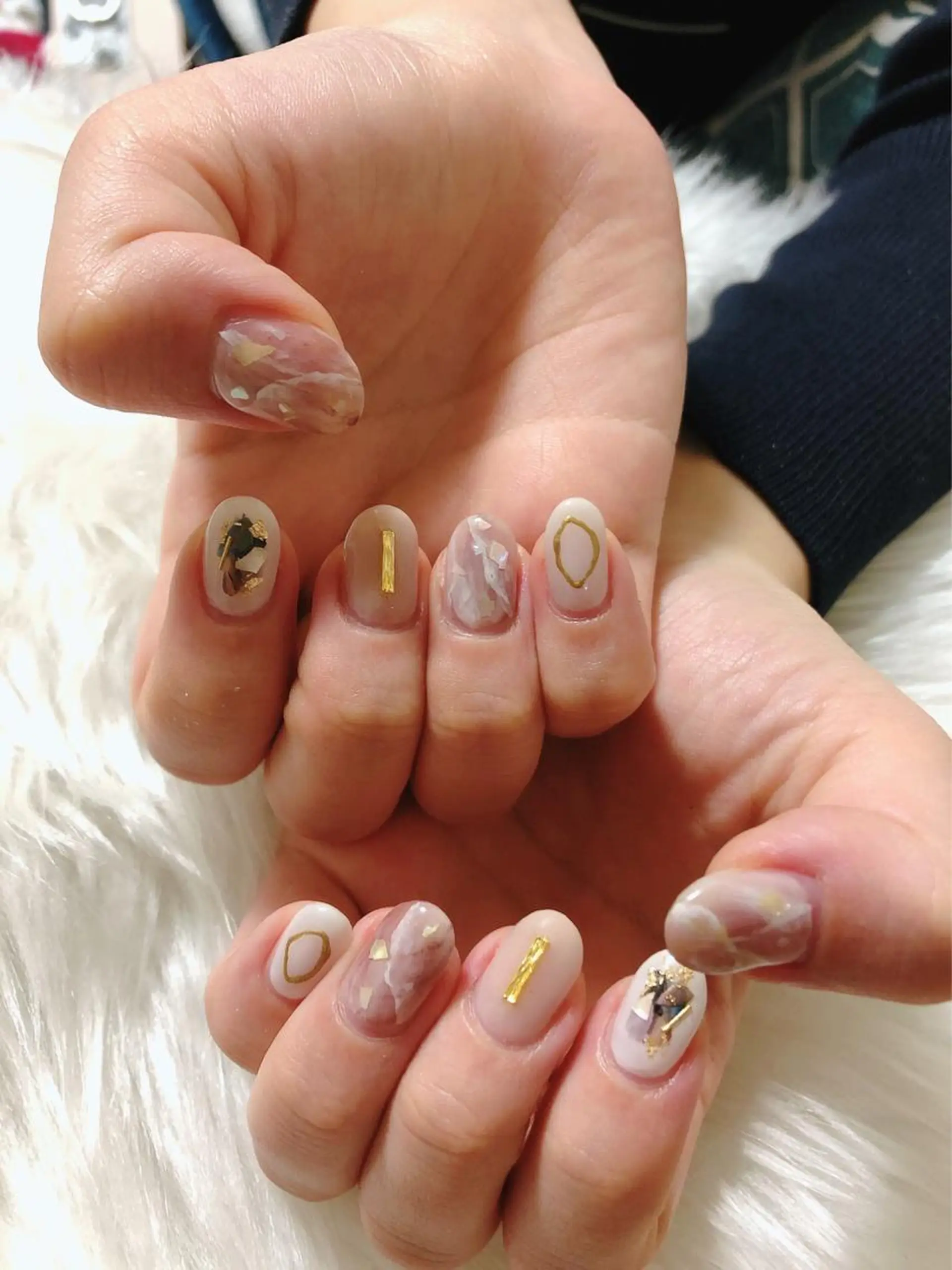 ネイル ニュアンスネイル kiki nail 二子玉川のネイルデザイン