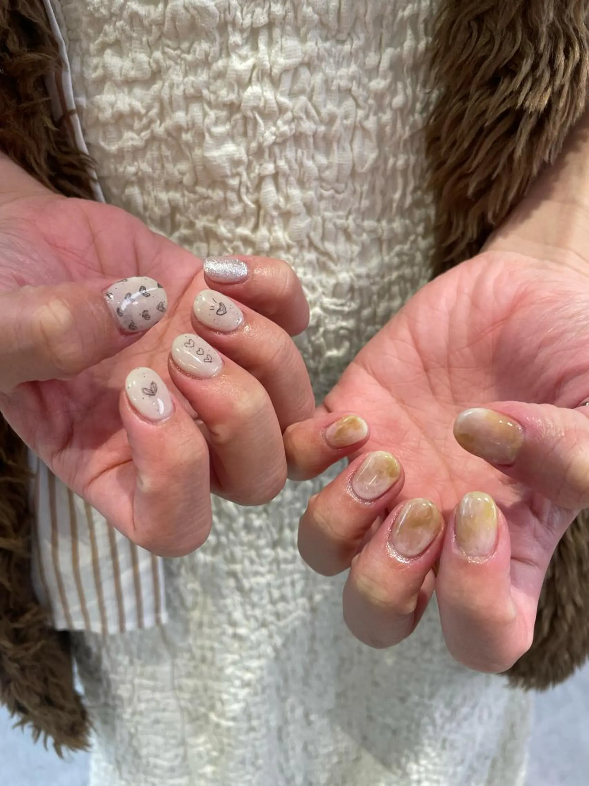 ネイル ハンドネイル 【淡色color/ nail】maikoのネイルデザイン