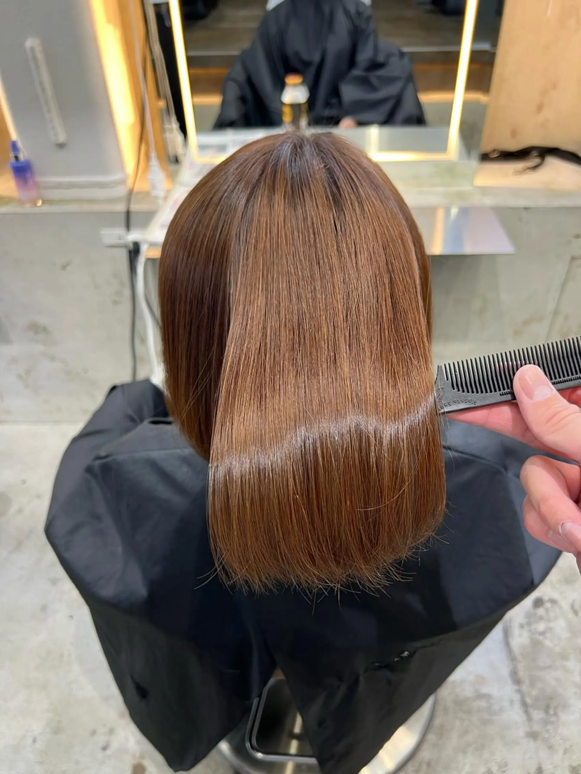 ショート 縮毛矯正 カット 縮毛矯正 トリートメント ヘアセット ボブ/縮毛矯正/ 髪質改善/三ツ木一生のヘアスタイル