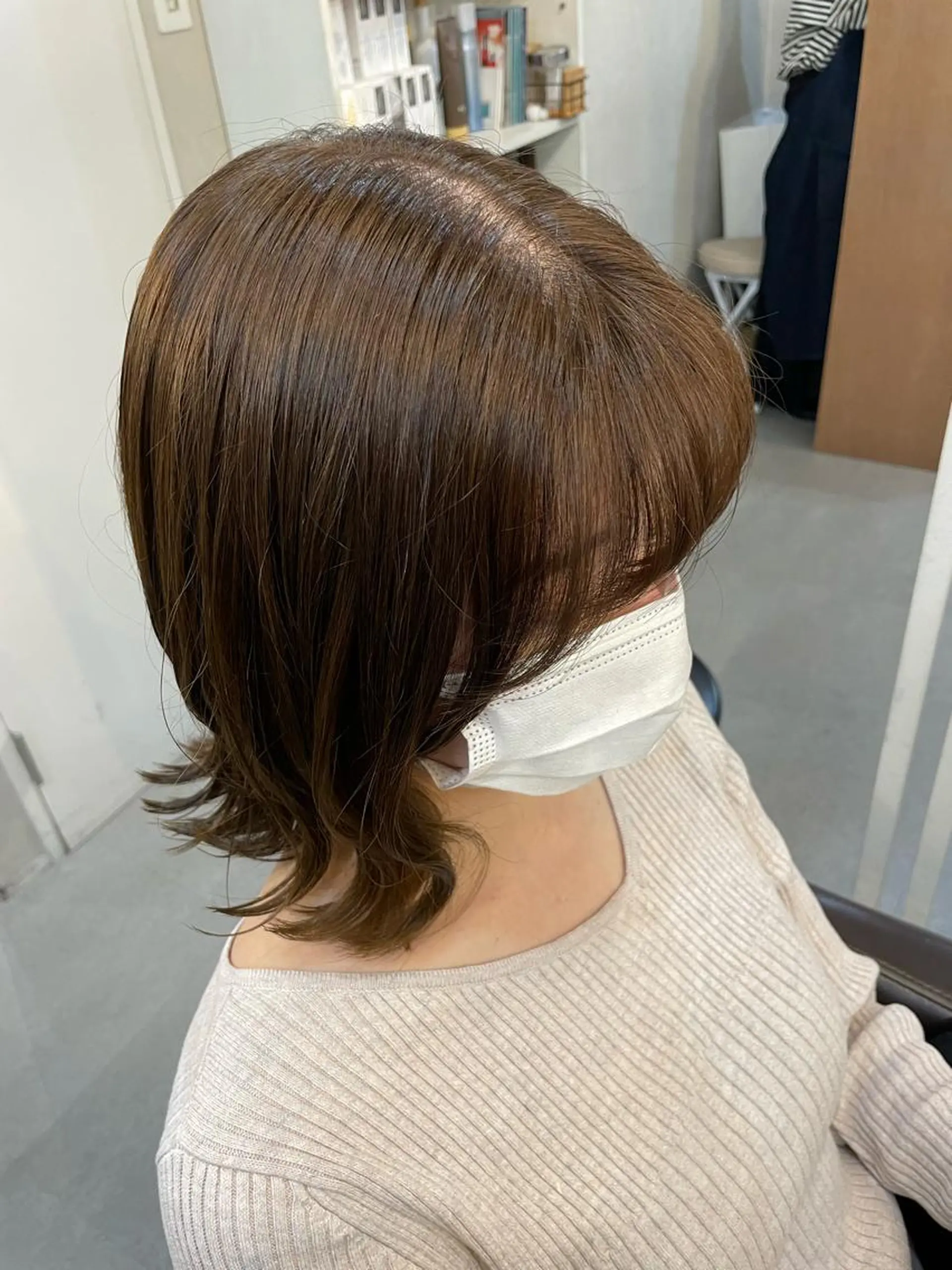 ミディアム カット ヘアカラー トレンド透明感カラー 大貫 昂涼 🐹のヘアスタイル