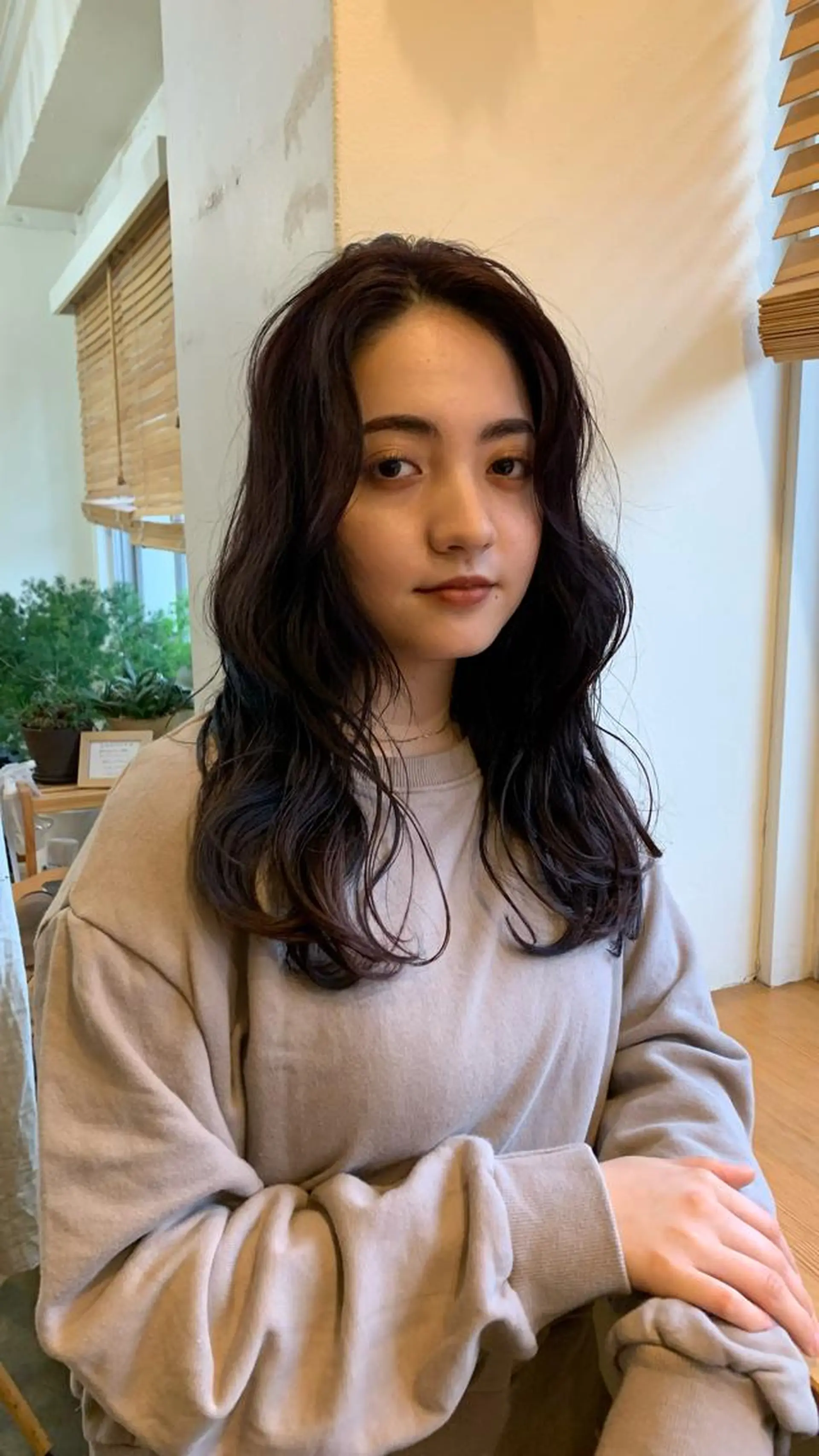 ロング SABO 🪴岡田知佳のヘアスタイル