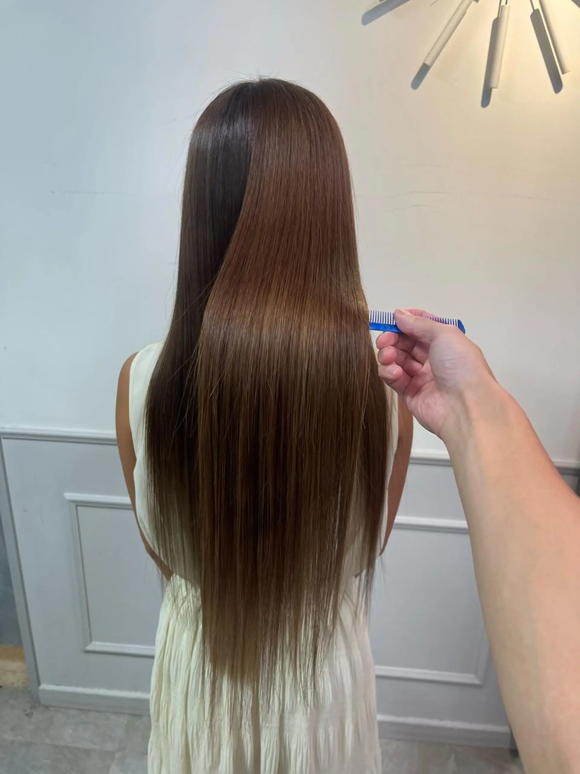 ロング カラー ヘアカラー トリートメント ヘアセット モテ髪提案します💕 髪質改善宗一郎のヘアスタイル